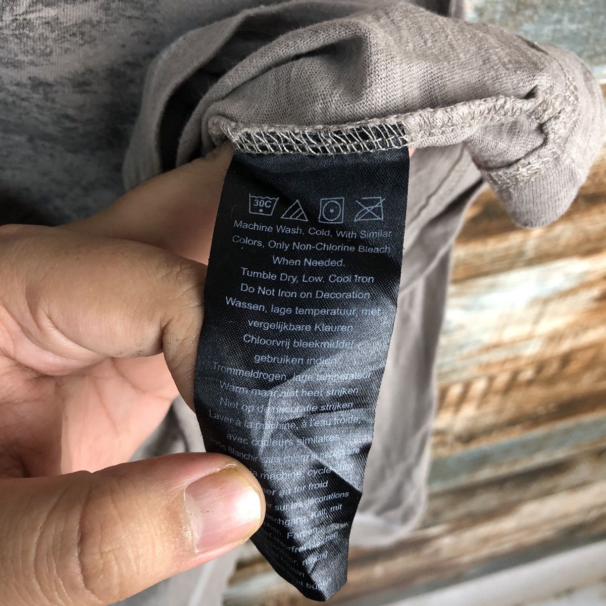 Harley Davidson Harley Davidson Grey Long Slevee T-Shirt #A2599 Size US S / EU 44-46 / 1 - 12 Thumbnail