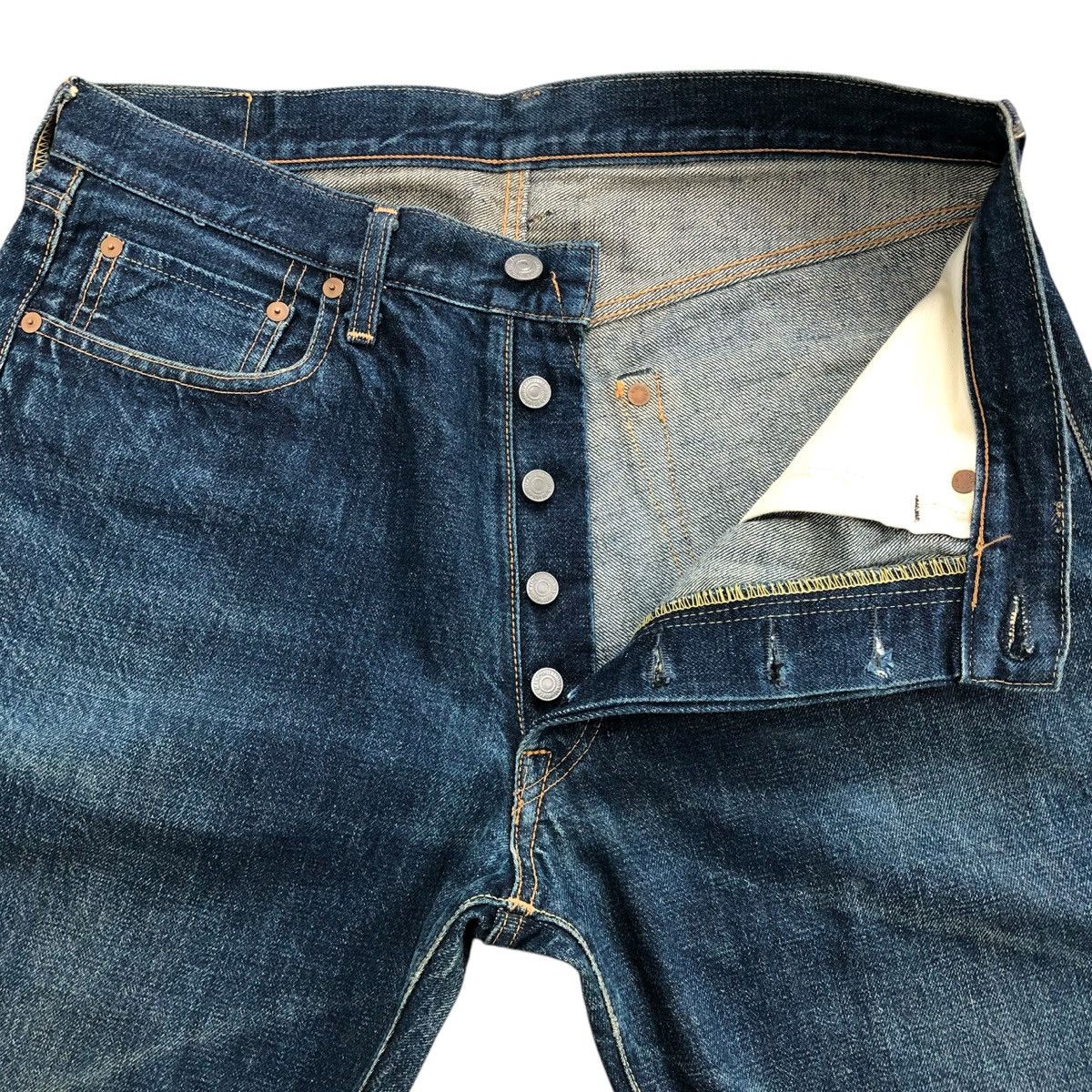 Japanese Brand × Kapital × Vintage Vintage Kapital Capital Inc Home Made Selvedge Denim Size US 34 / EU 50 - 6 Thumbnail