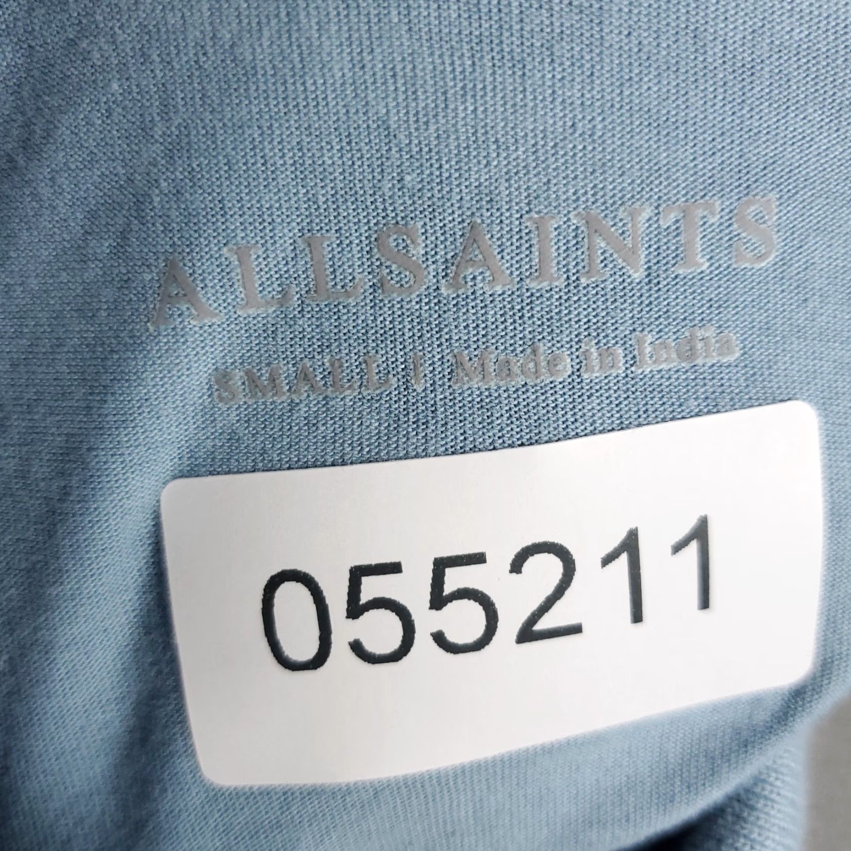 Allsaints AllSaints Polo Shirt Small Blue Short Sleeve Casual Mens Size US S / EU 44-46 / 1 - 8 Thumbnail
