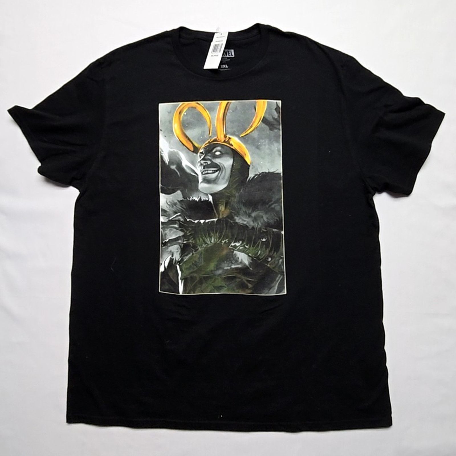 Marvel Comics Marvel Loki Shirt Black Comic Book Villain 2XL Graphic Tee Size US XXL / EU 58 / 5 - 1 Thumbnail