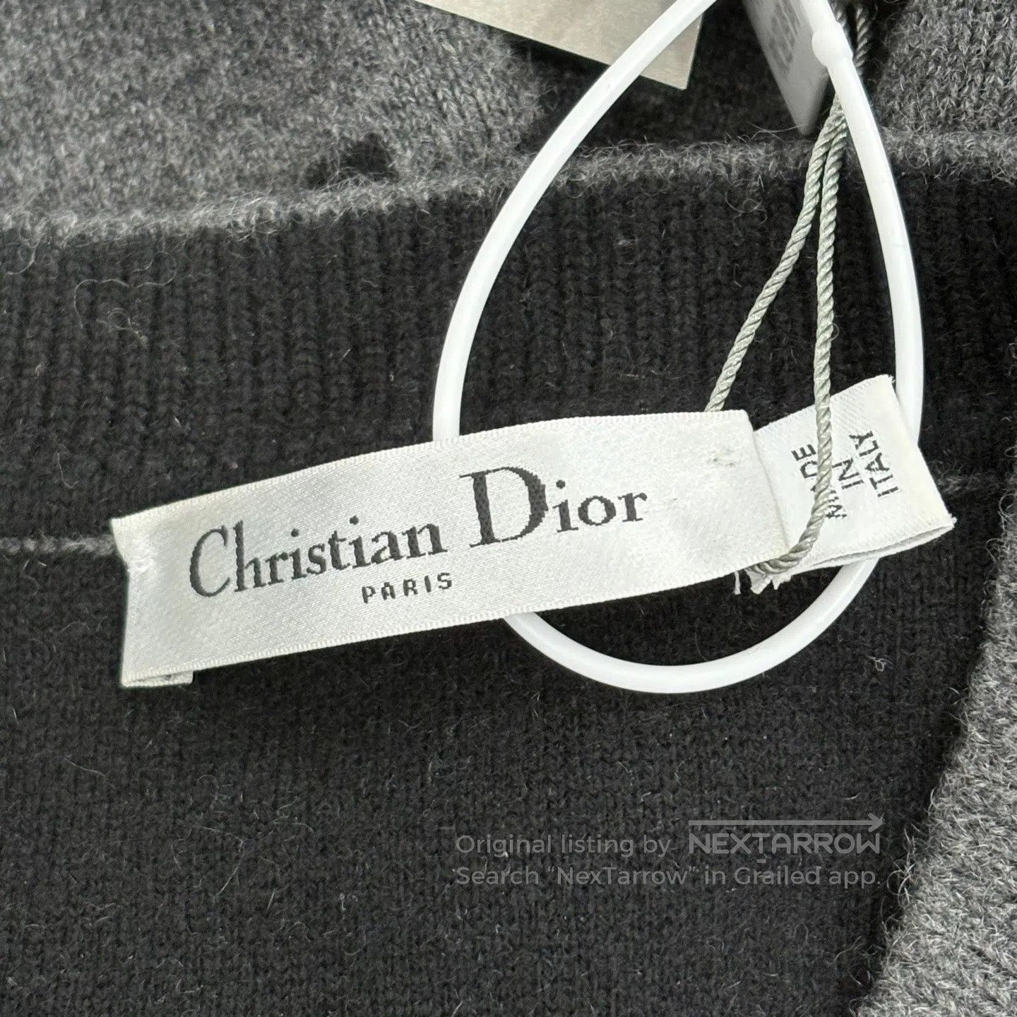 Dior Dior SIZE34 Charcoal Gray Cashmere Knitted Vest Size XS / US 0-2 / IT 36-38 - 3 Thumbnail