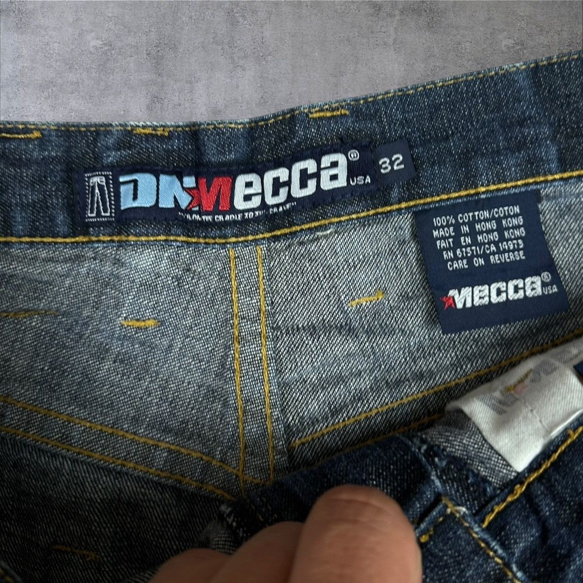 Mecca × Vintage Vintage Denim Mecca USA JEANS Denim Rap Pants Jean Size US 32 / EU 48 - 10 Thumbnail