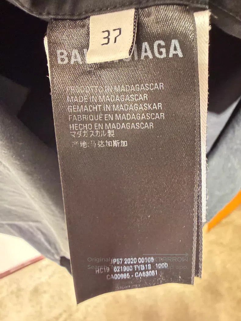 Balenciaga Balenciaga size 37 Coke embroidery black long-sleeve shirt Size US XS / EU 42 / 0 - 7 Thumbnail