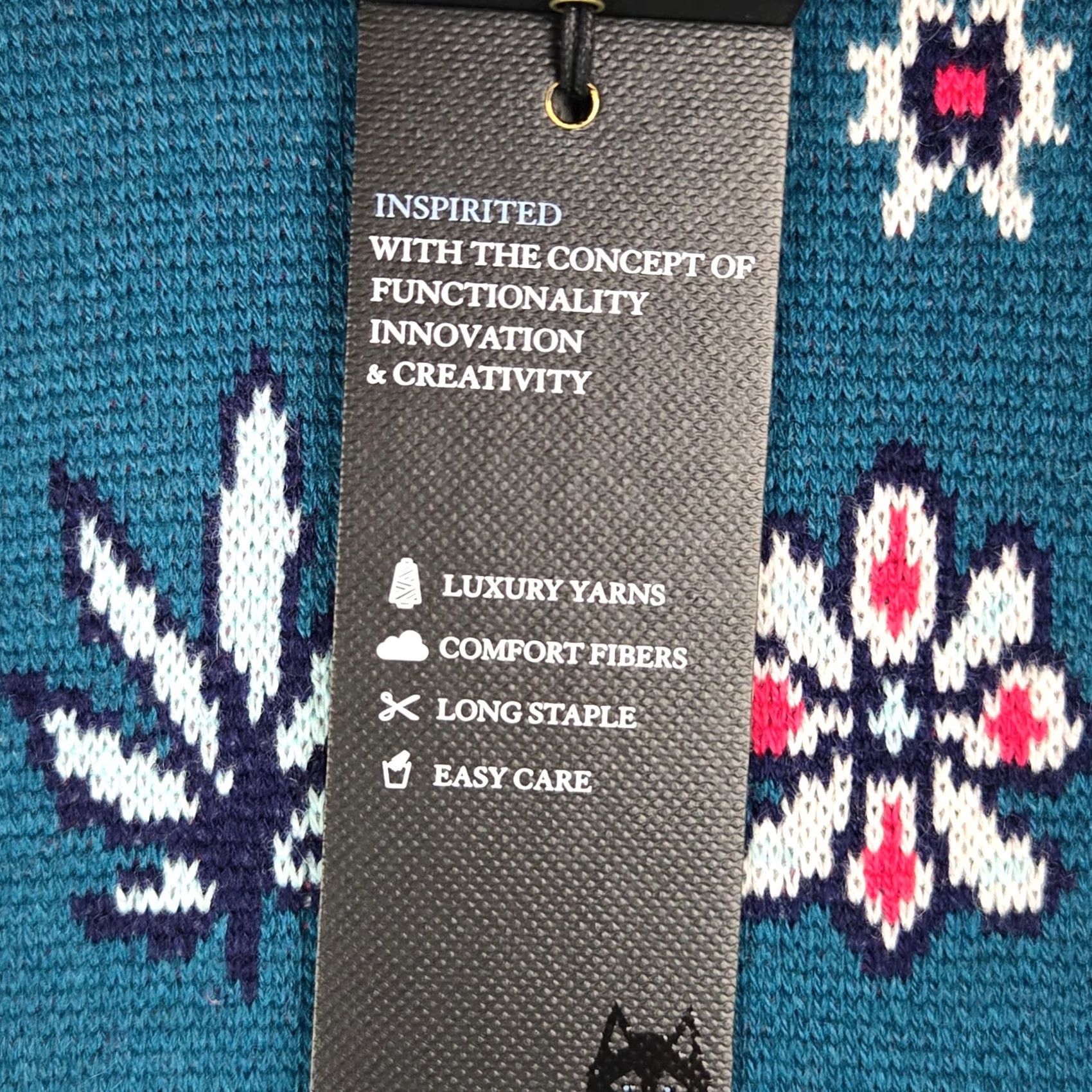Vintage Greyson Mens Crew Neck Wool/Cashmere Blend Sweater XL Sea Green Casual All Seasons Geometric Aztec Western Theme Pullover Long Sleeve Regular Fit Size US XL / EU 56 / 4 - 5 Thumbnail