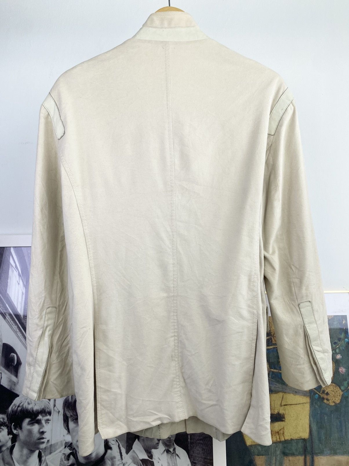 Wooyoungmi Wooyoungmi Rayon Blend Mandarin Collar Trench Jacket Size US M / EU 48-50 / 2 - 5 Thumbnail