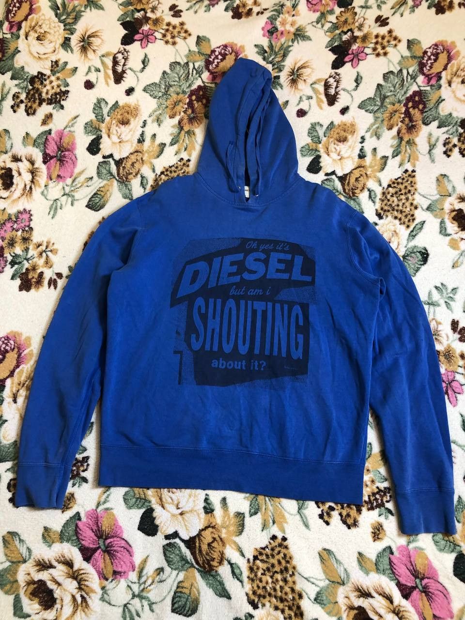 Diesel Vintage Diesel Big Double logo Y2K Hoodie Size US XL / EU 56 / 4 - 1 Thumbnail