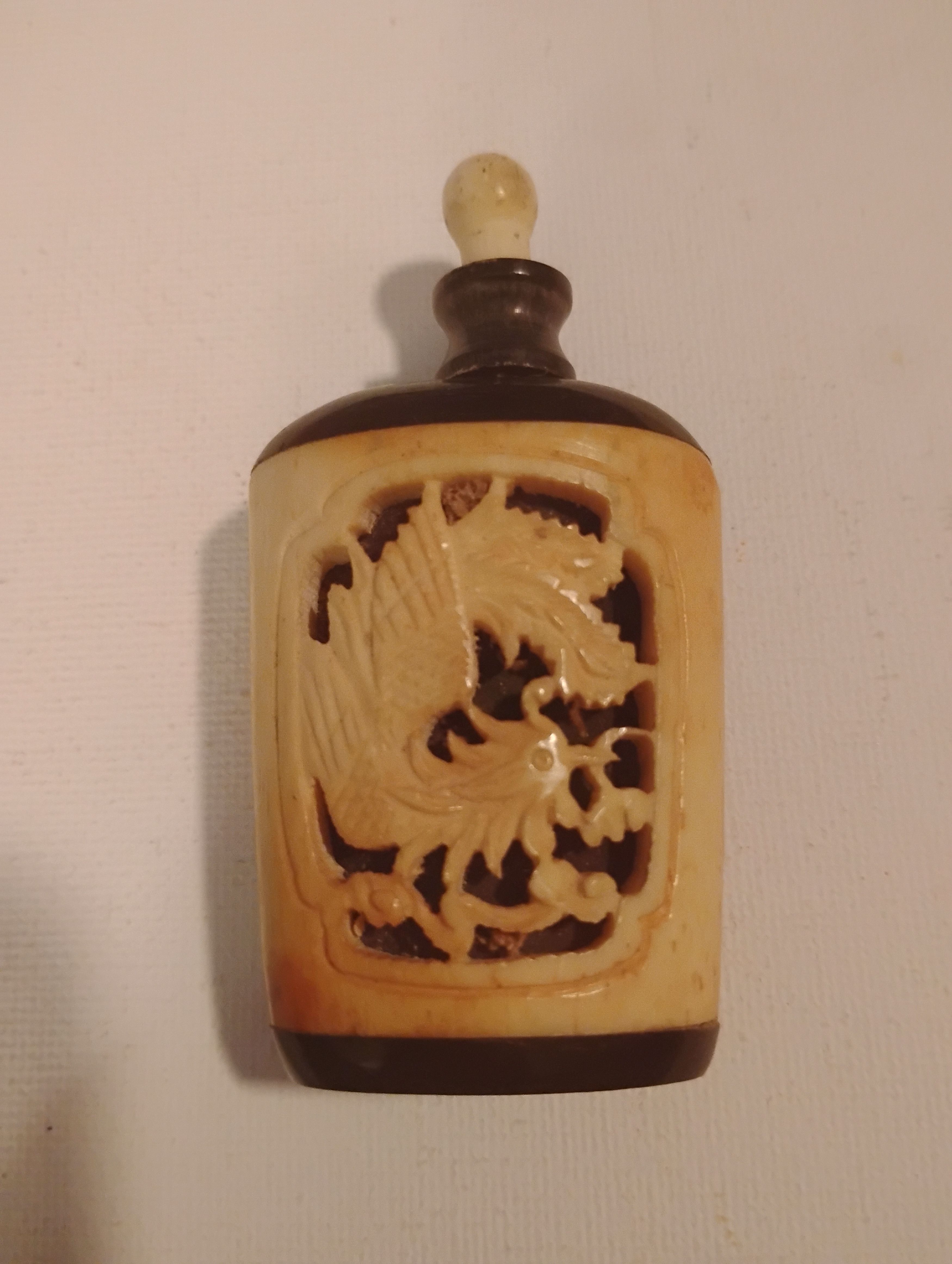 Vintage Old Asian Snuff Bottle Size ONE SIZE - 2 Thumbnail