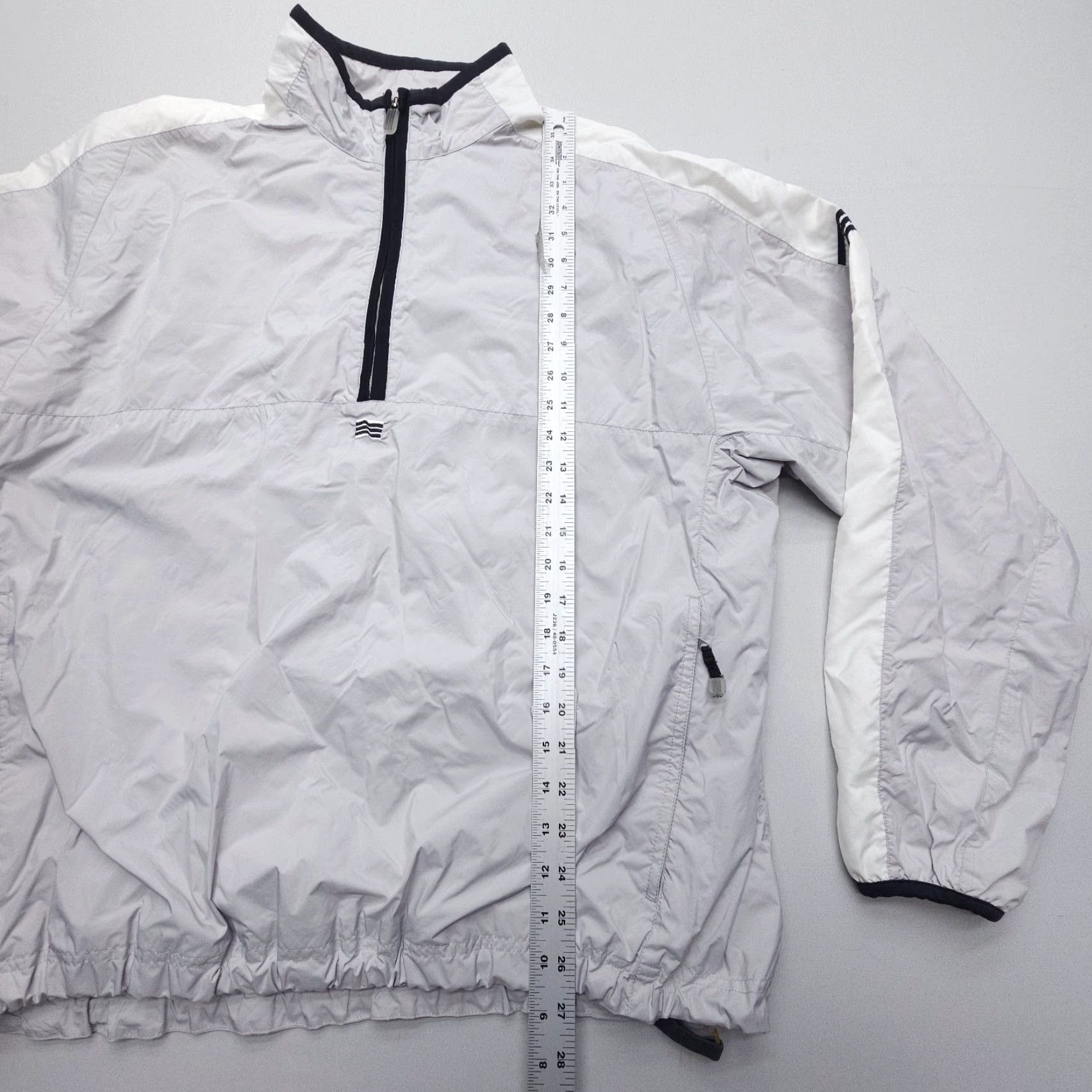 Adidas VINTAGE Adidas Windbreaker Mens M Silver 90s Street Jacket Size US M / EU 48-50 / 2 - 6 Thumbnail
