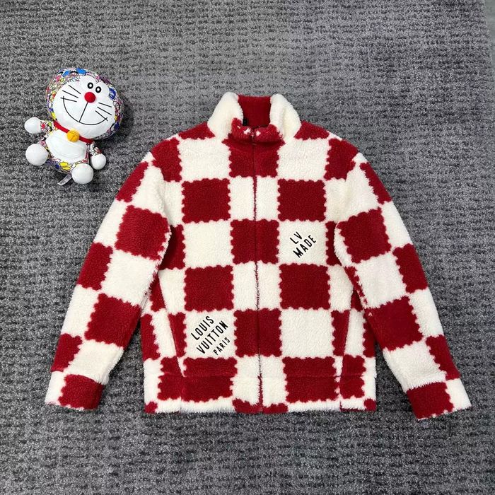 Louis Vuitton LV x Nigo Jacquard Damier Fleece Blouson