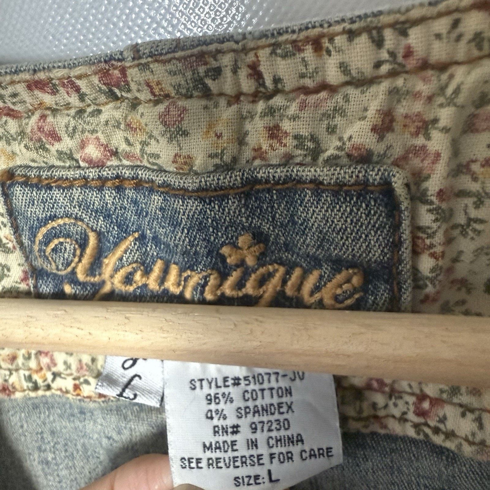 Other Y2K Younique Denim Vest Boho Hippie Grunge Western Biker Size L / US 10 / IT 46 - 3 Thumbnail