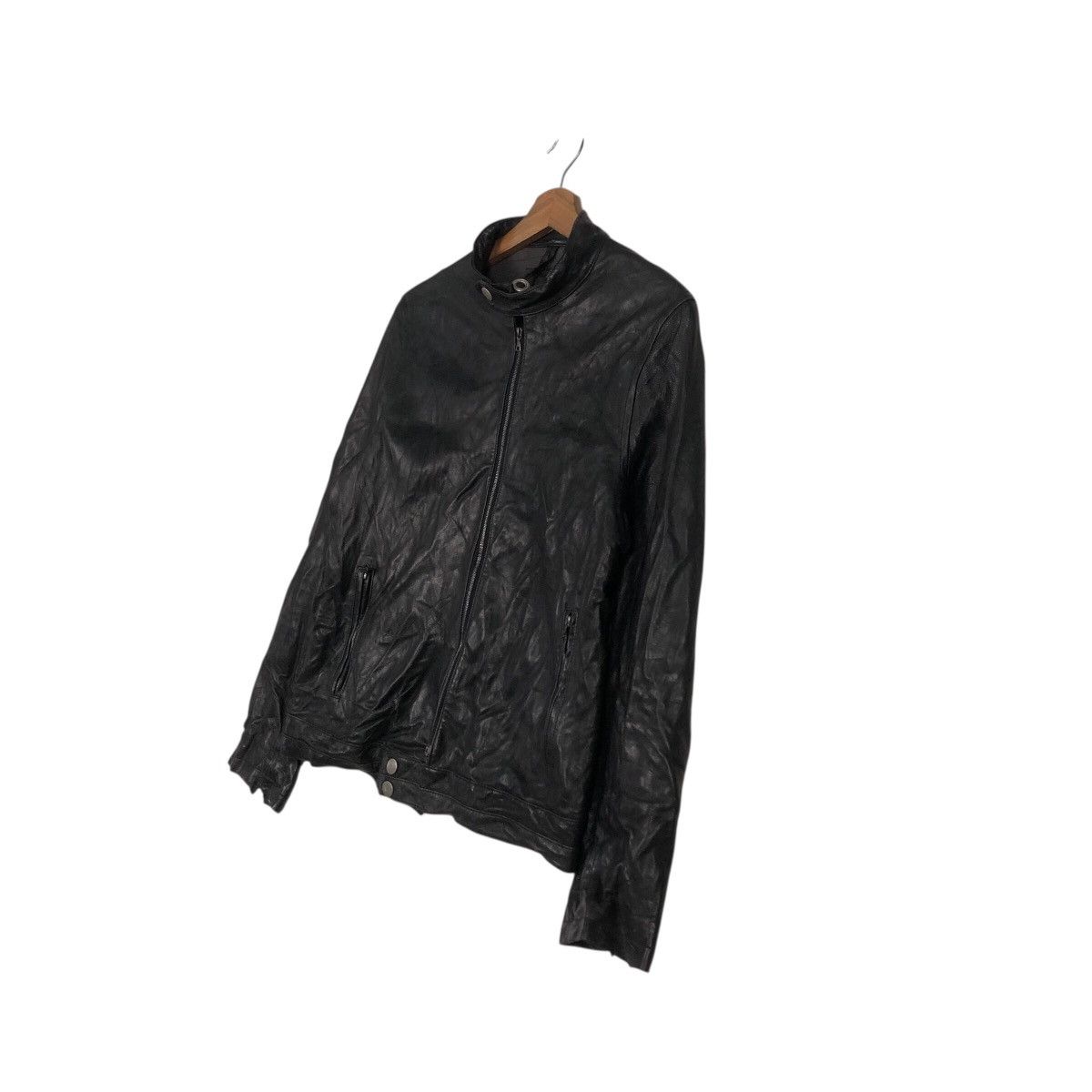 Japanese Brand 📌Rich Black Biker Leather Jacket Bondage Design Edition Size US M / EU 48-50 / 2 - 3 Thumbnail