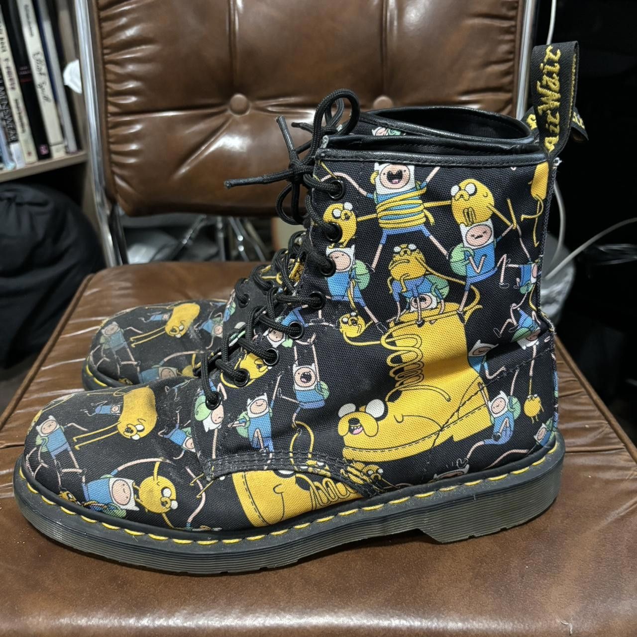 Designer adventure time doc martens boots mens 11 ladies 12 Size US 11 / EU 44 - 1 Thumbnail