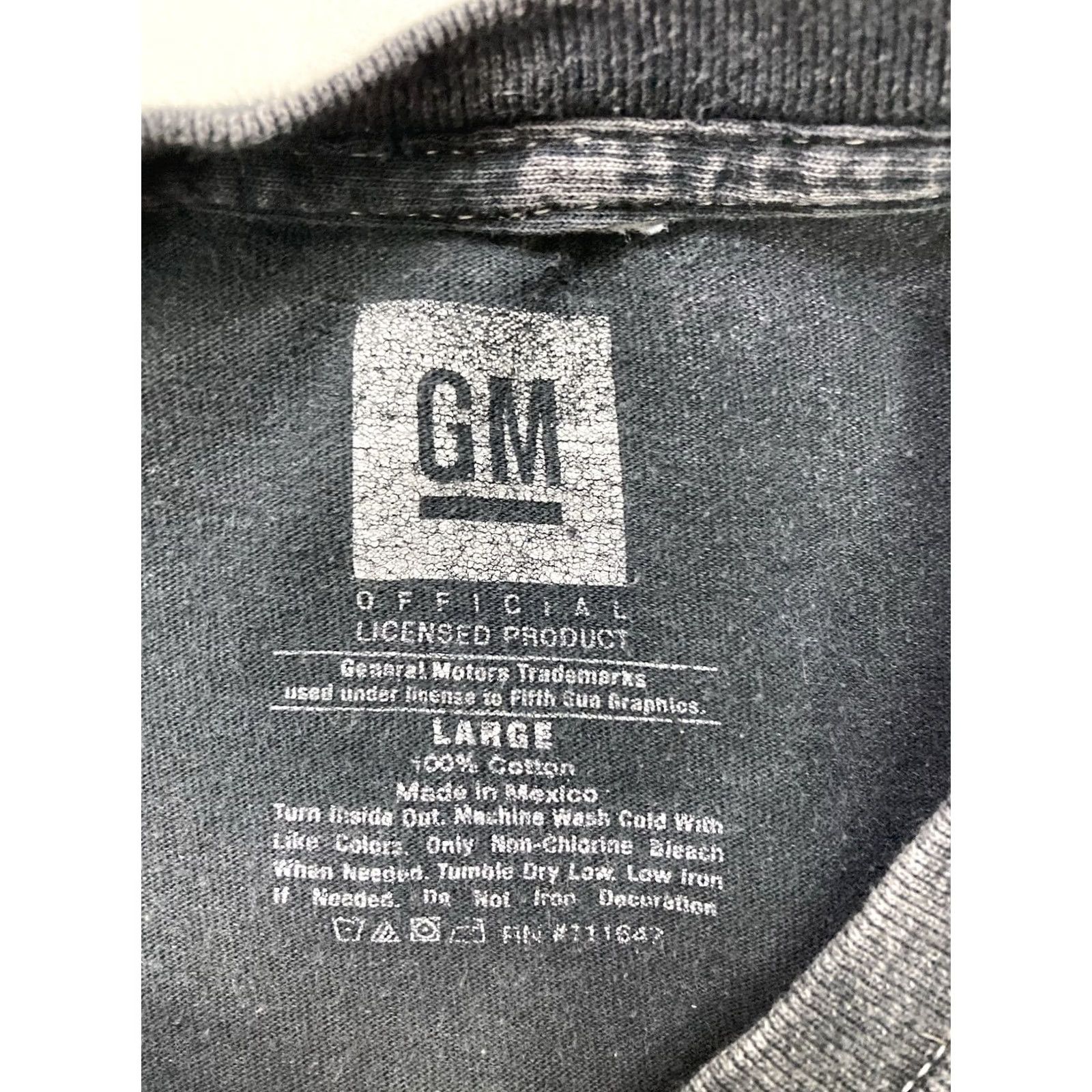 Vintage GM Chevrolet Crop Graphic T-shirt Women L Black Short Sleeve Crew Neck Pullover Casual Retro Cars Size L / US 10 / IT 46 - 4 Thumbnail