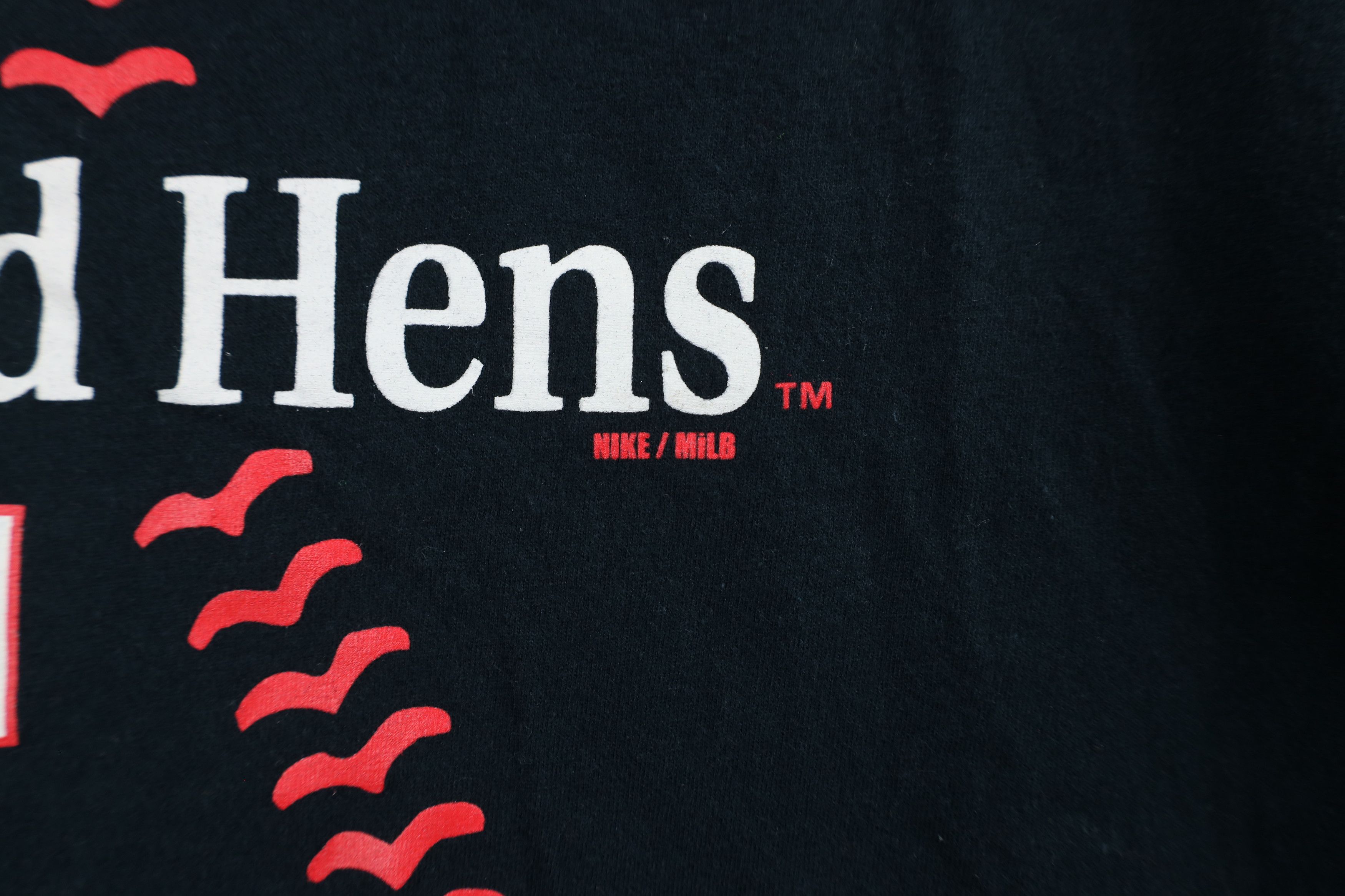 Nike × Vintage Nike League Baseball Toledo Mud Hens Short Sleeve T-Shirt Size US XXL / EU 58 / 5 - 5 Thumbnail