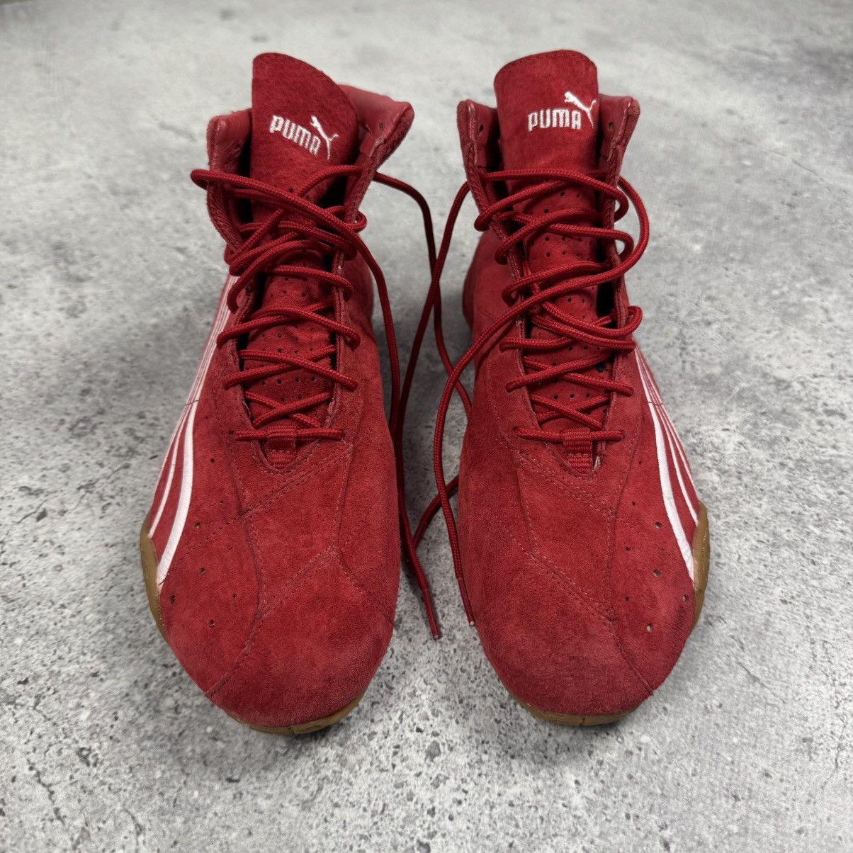 Vintage Puma Y2K Speedcat Suede High Boxing Sneakers