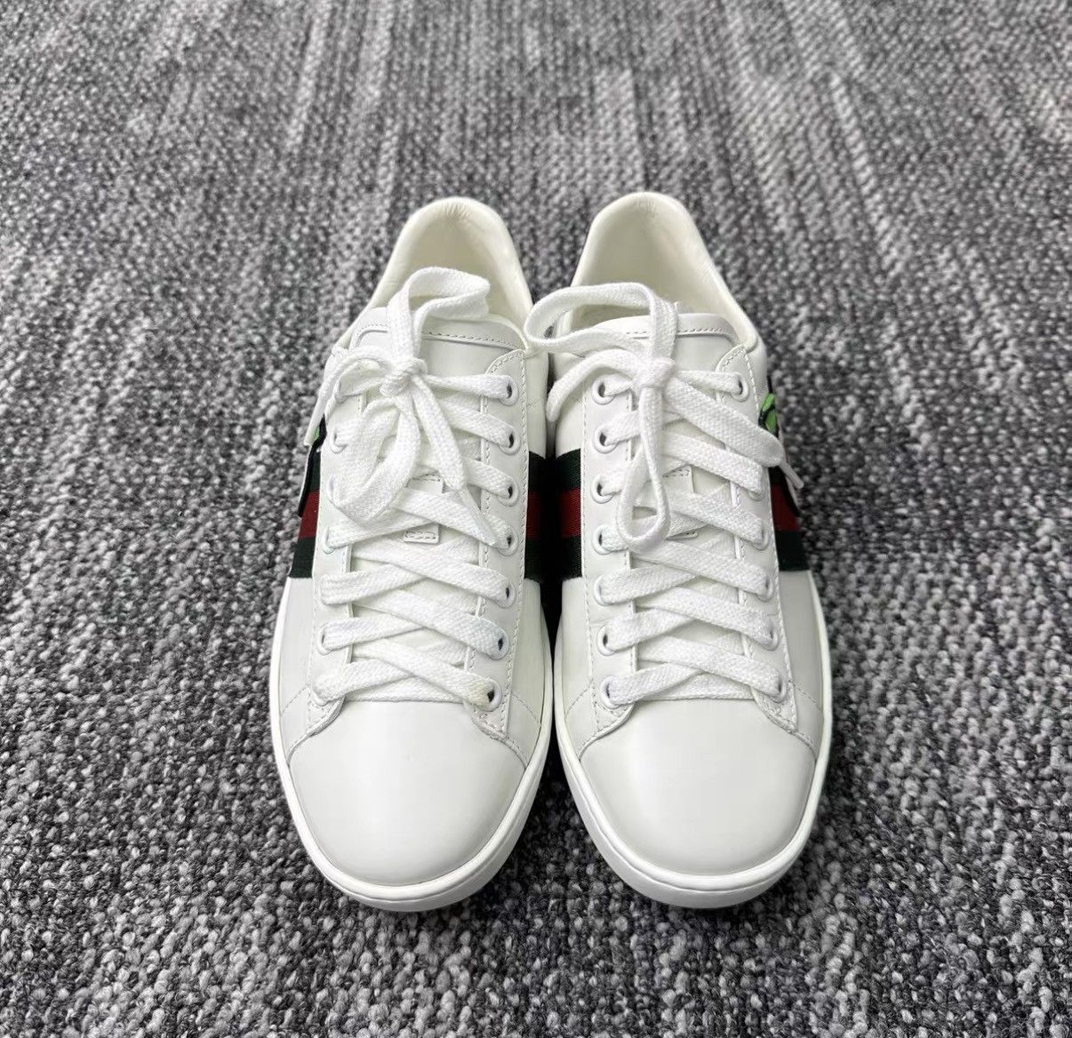 Gucci Gucci ACE Cherry White Sneakers J42 Size US 4.5 / IT 34.5 - 2 Thumbnail