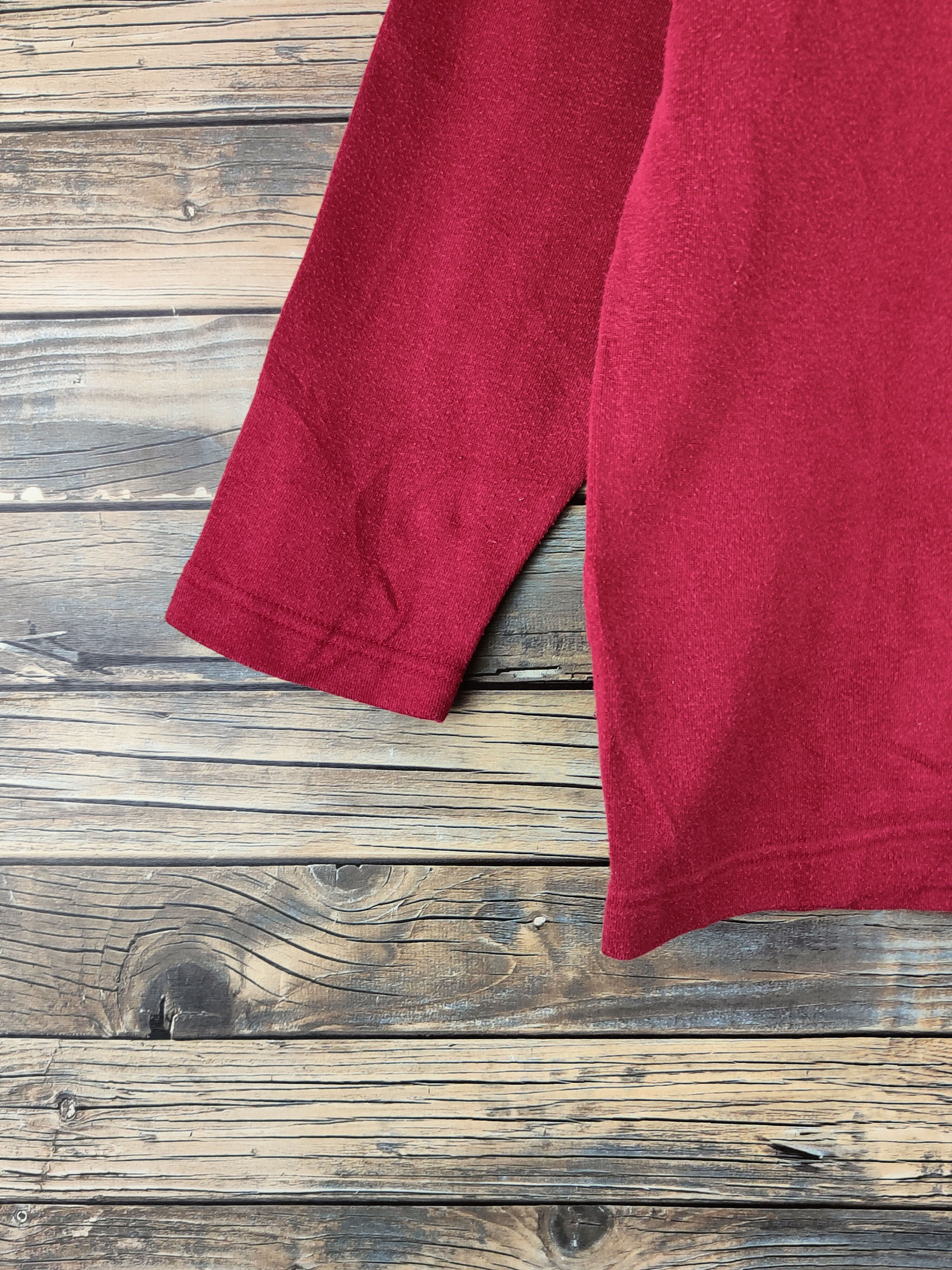 Japanese Brand Vintage Faded Polo Red Sweatshirts Size US M / EU 48-50 / 2 - 4 Thumbnail