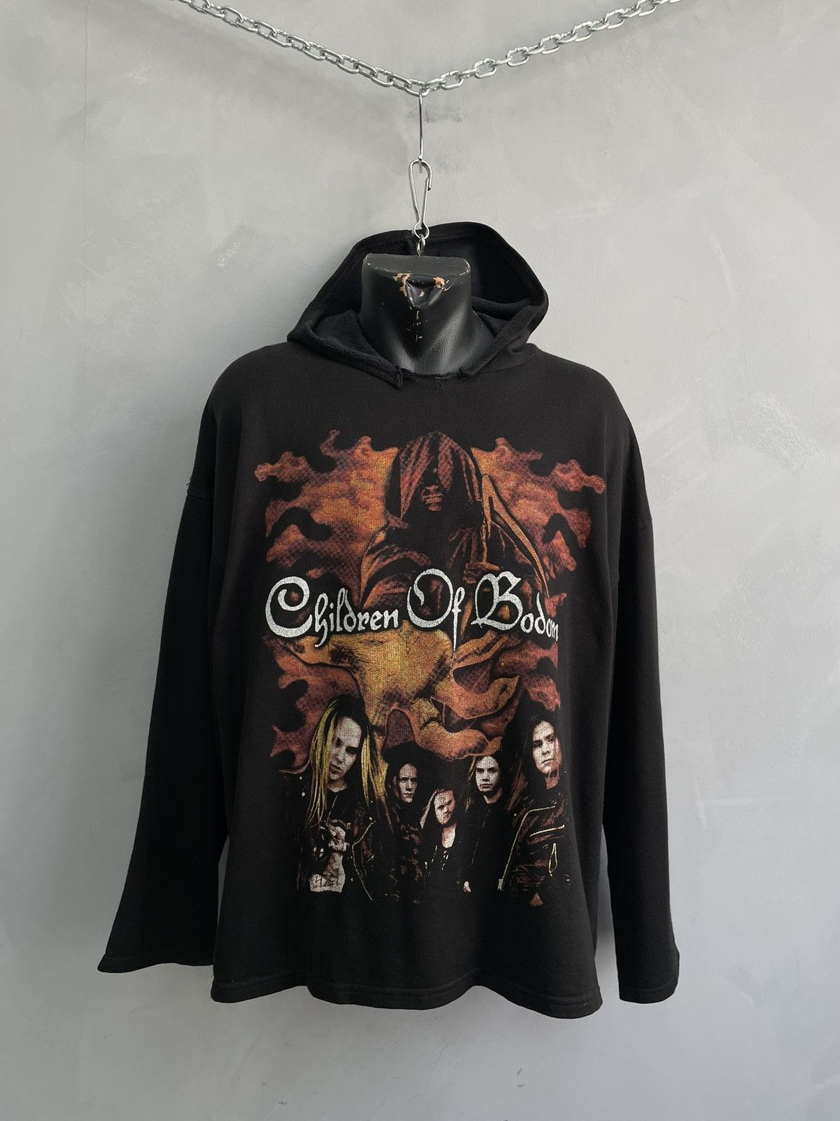 Band Tees Vintage children of bodom 90s Oversized Hoodie Size tour tee Size US L / EU 52-54 / 3 - 1 Thumbnail