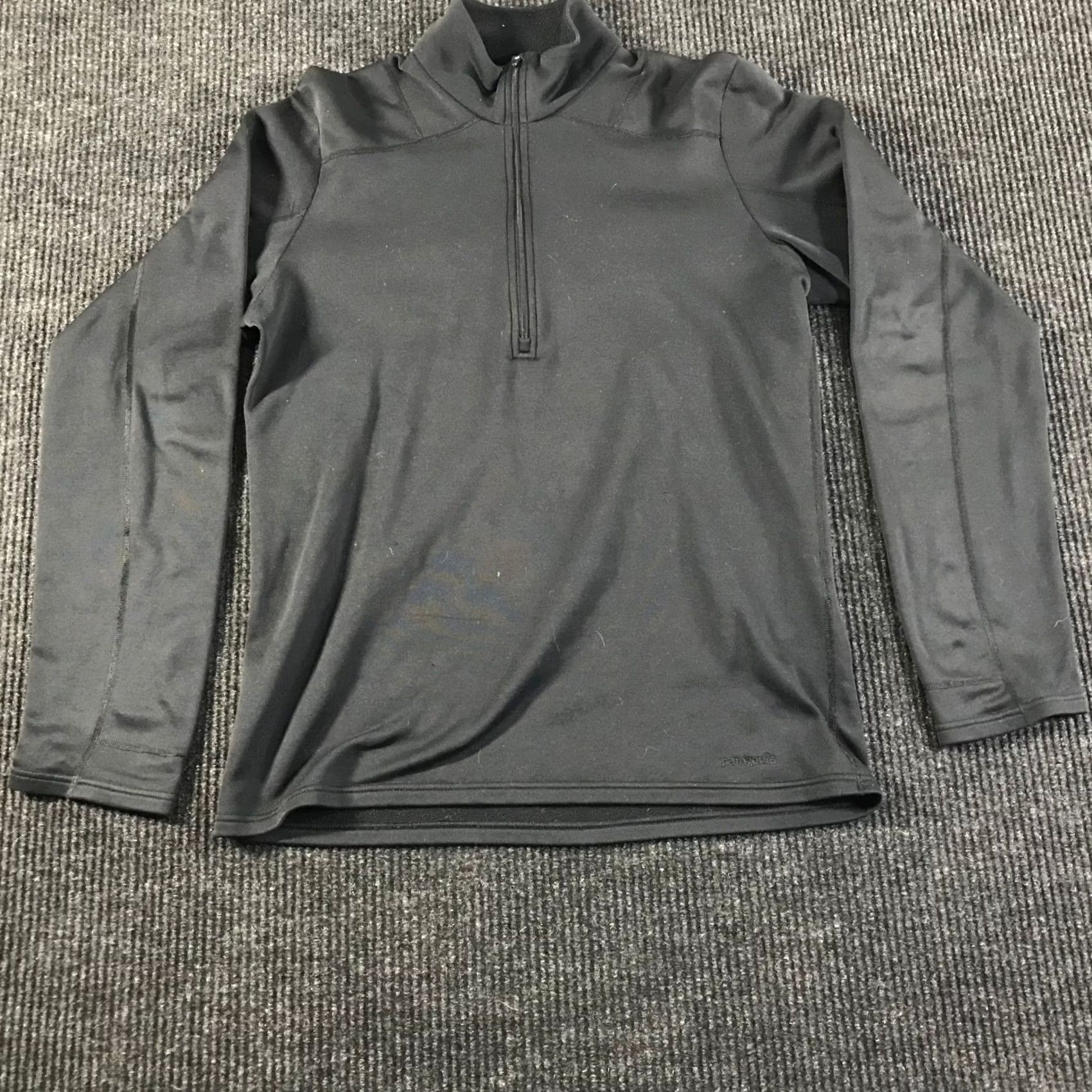 Patagonia Patagonia Capilene Thermal Weight 1/4 Zip Pullover Black Size M Size US M / EU 48-50 / 2 - 3 Thumbnail