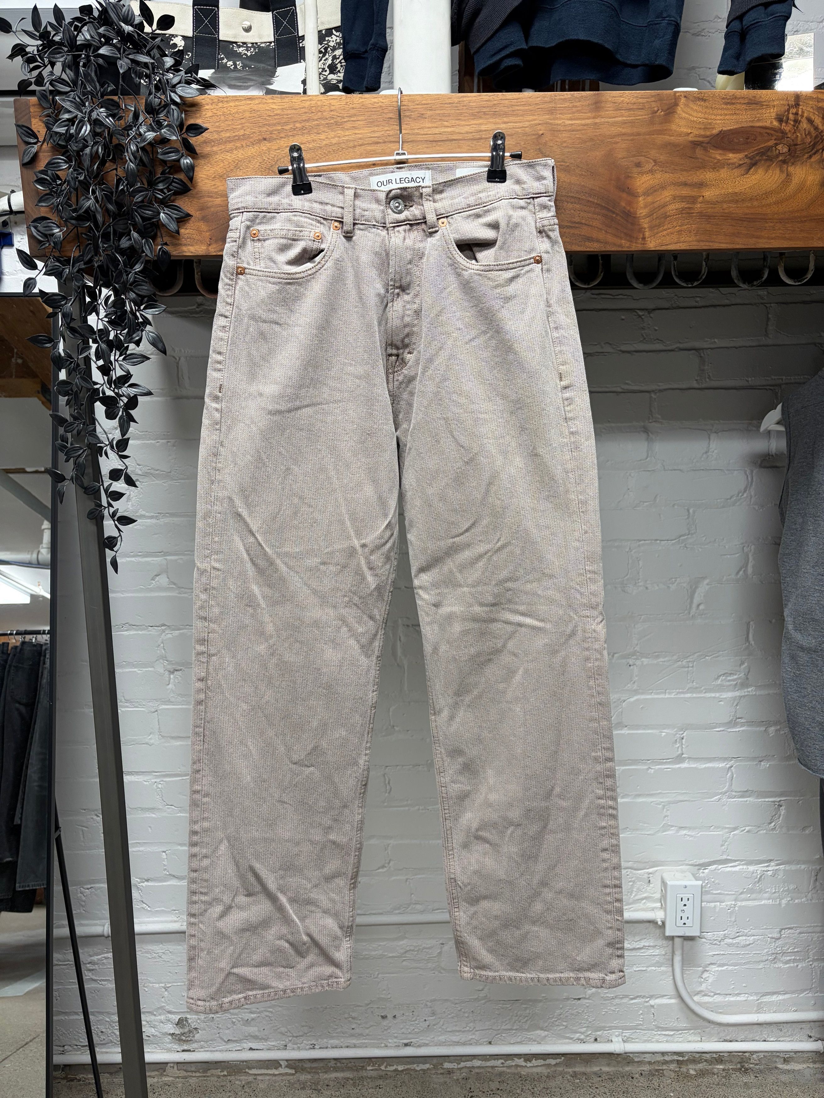 Our Legacy Our Legacy Third Cut ”Concrete Chain Twill” | Grailed