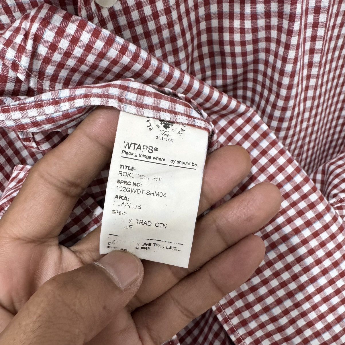 Wtaps WTAPS RISE ABOVE GINGHAM BUTTON UPS SHIRT Size US M / EU 48-50 / 2 - 6 Thumbnail