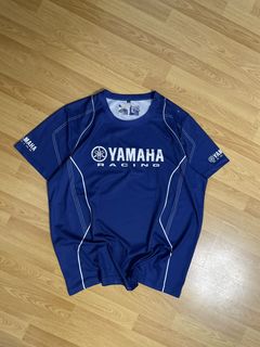 T-SHIRT YAMAHA PADDOCK BLEU