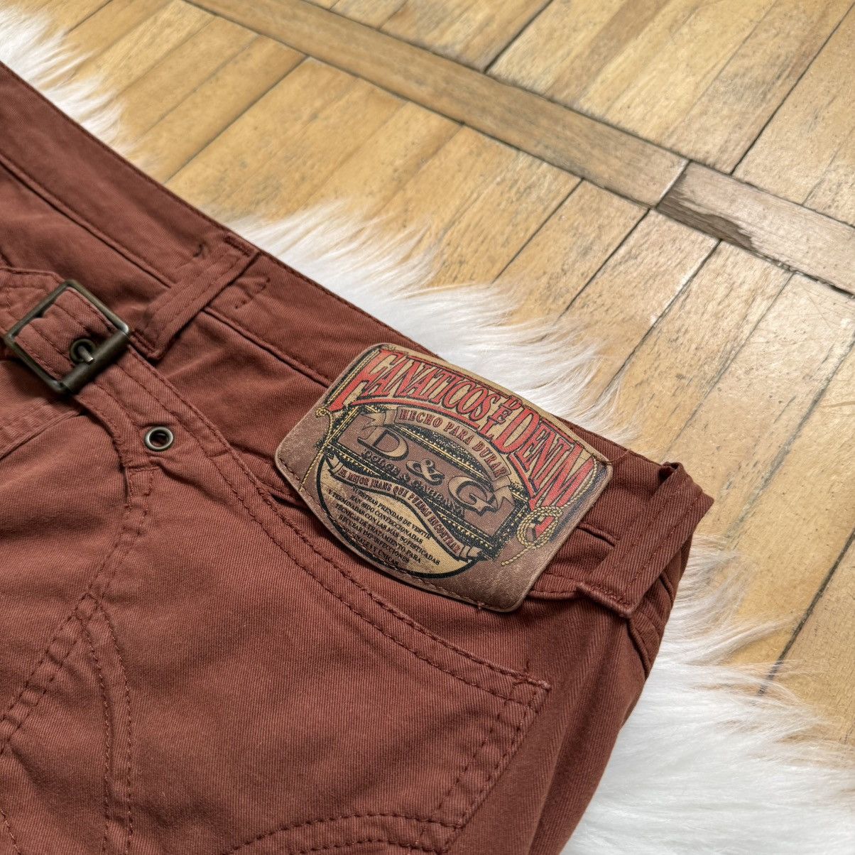 Dolce & Gabbana 📌 Vintage Dolce&Gabbana Low Rise Archive 00s Y2K Jeans Size 29" - 4 Thumbnail