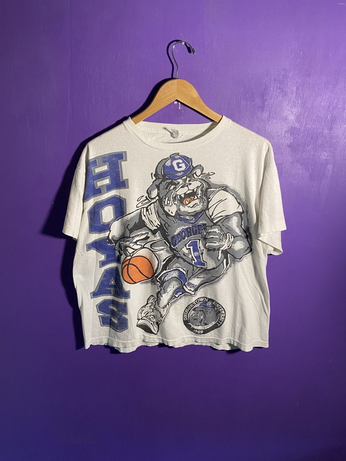 Other Vintage 90s Georgetown Hoyas basketball AOP t-shirt Size US L / EU 52-54 / 3 - 1 Thumbnail