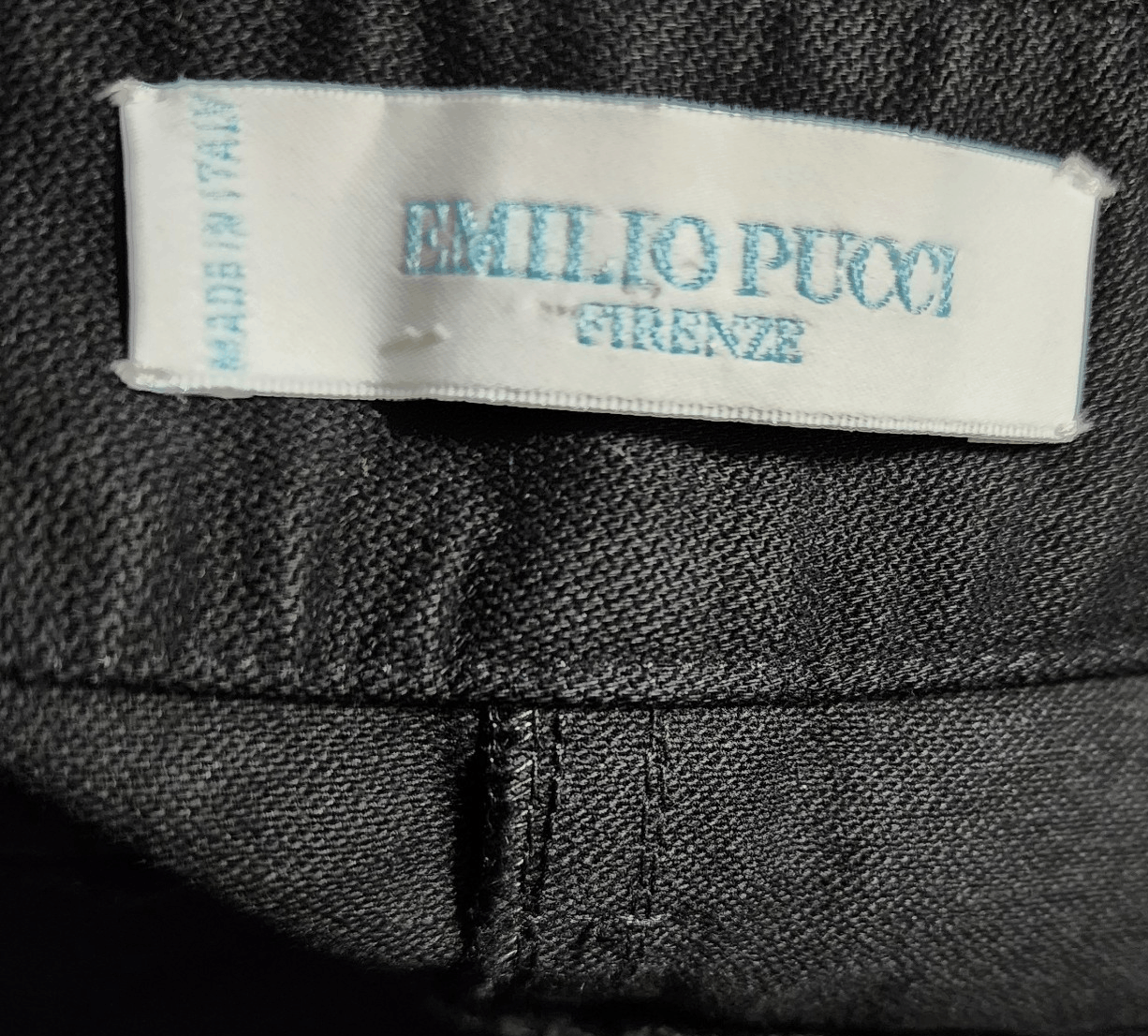 Emilio Pucci Emilio Pucci Black Cotton Pants – Size M – Skinny Fit – Mid Size 30" / US 8 / IT 44 - 2 Thumbnail