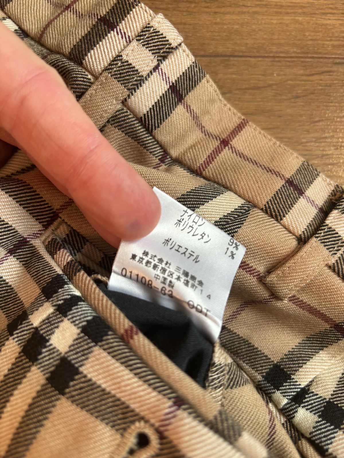 Burberry × Japanese Brand × Vintage Vintage Burberry Black Label Nova Check Pants Rare Size US 30 / EU 46 - 7 Thumbnail