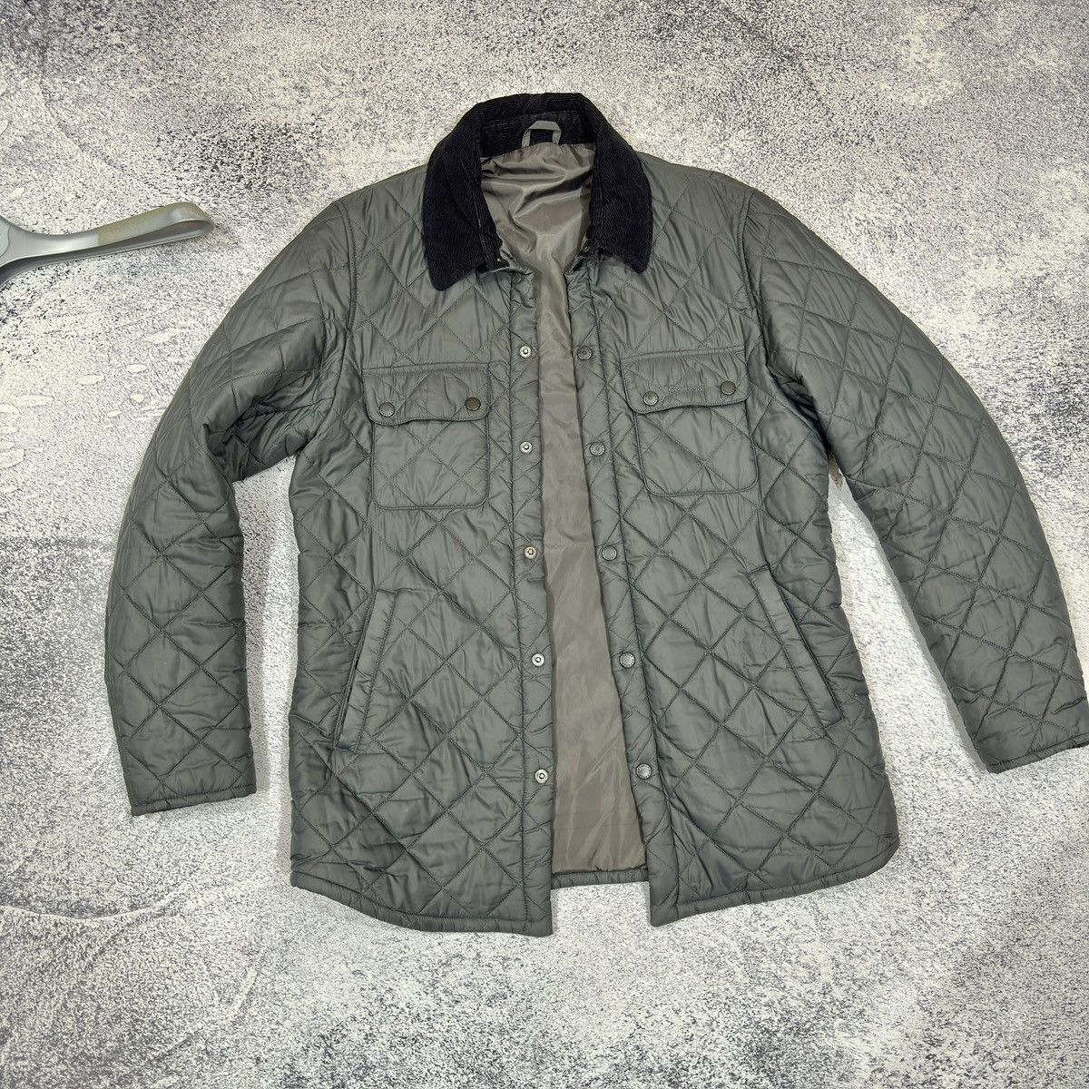Barbour × Designer Barbour Akenside Mens Quilted Jacket M size Size US M / EU 48-50 / 2 - 11 Thumbnail