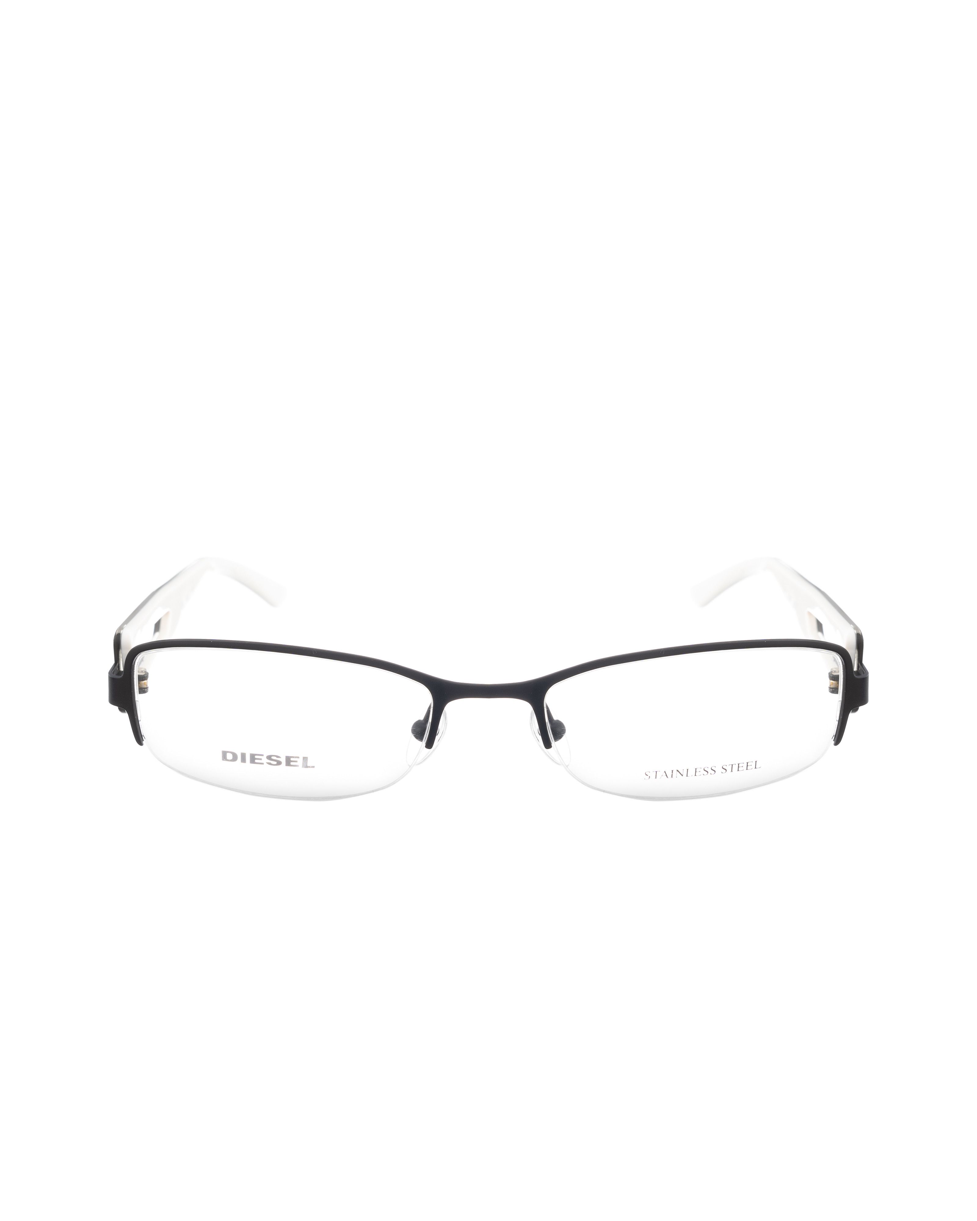 Diesel Diesel 00s Black & White Halfrim Glasses with Cut Outs Size ONE SIZE - 3 Thumbnail