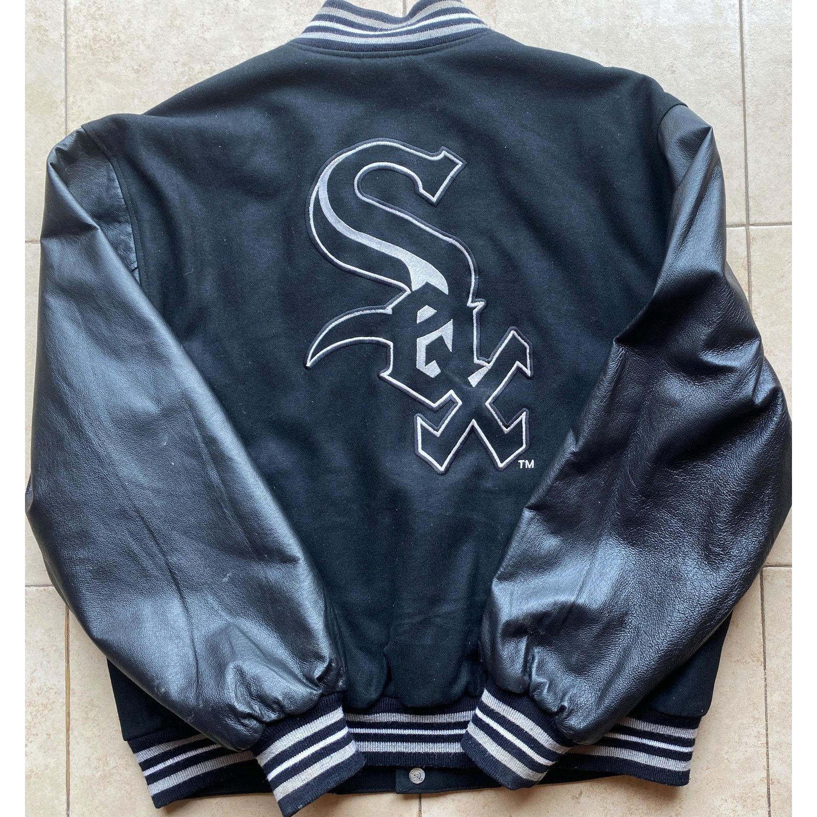 Jeff Hamilton × Starter Chicago White Sox 90s JEFF HAMILTON bomber L black MLB vtg Size US L / EU 52-54 / 3 - 1 Thumbnail