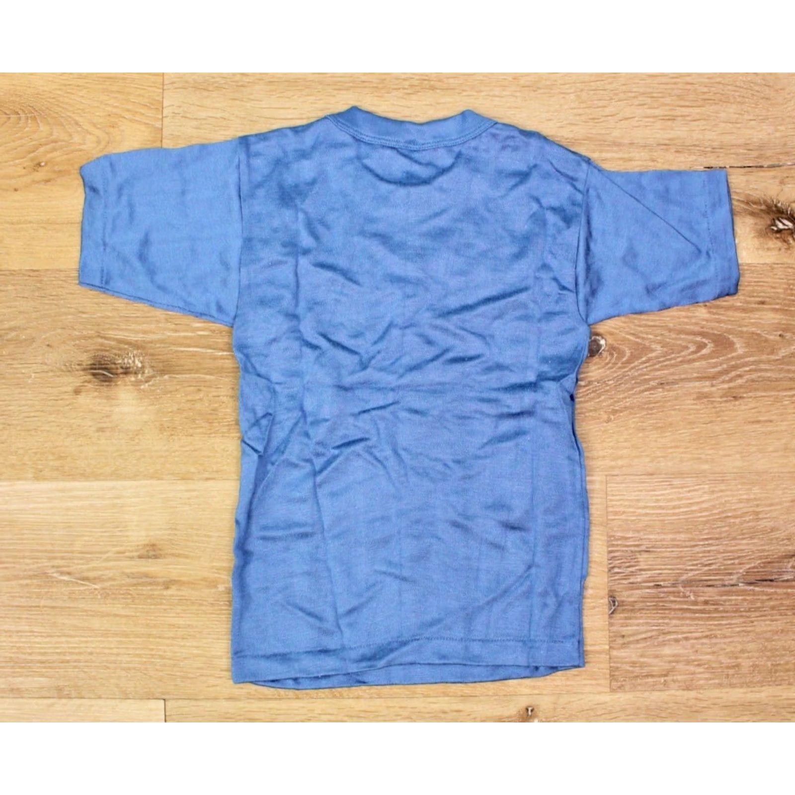 Vintage VTG 1960s Boy's Blue Shirt Lot Sz S Russell Southern 60s Blank Durene T Shirts NOS Original Boys Mens Women Size US S / EU 44-46 / 1 - 4 Thumbnail