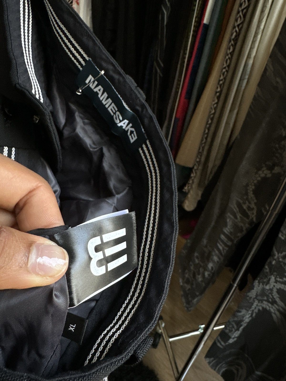 NAMESAKE $610 euphoric Hybrid split wool trouser Size US 36 / EU 52 - 9 Thumbnail