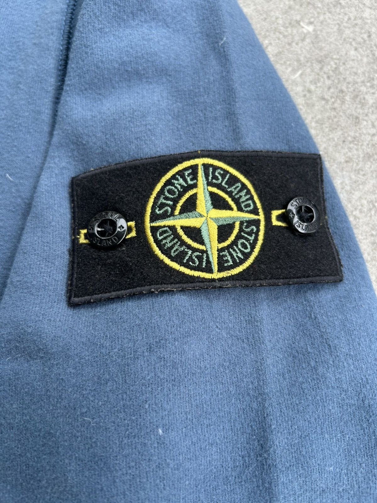 Stone Island Stone Island Blue Crewneck Sweatshirt Size US L / EU 52-54 / 3 - 3 Thumbnail