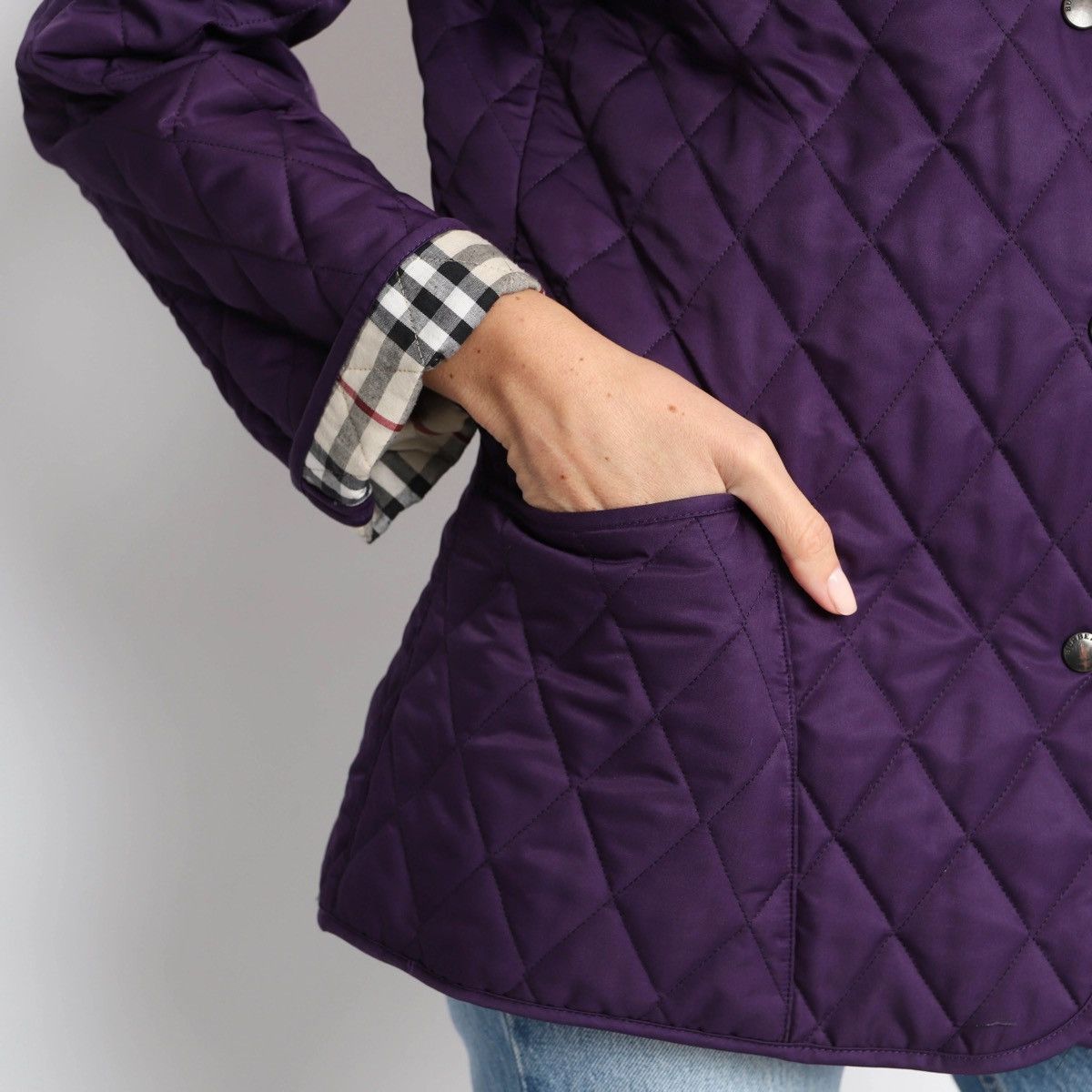 Burberry Burberry London Diamond Quilted Lined Novacheck Jacket Size M / US 6-8 / IT 42-44 - 3 Thumbnail