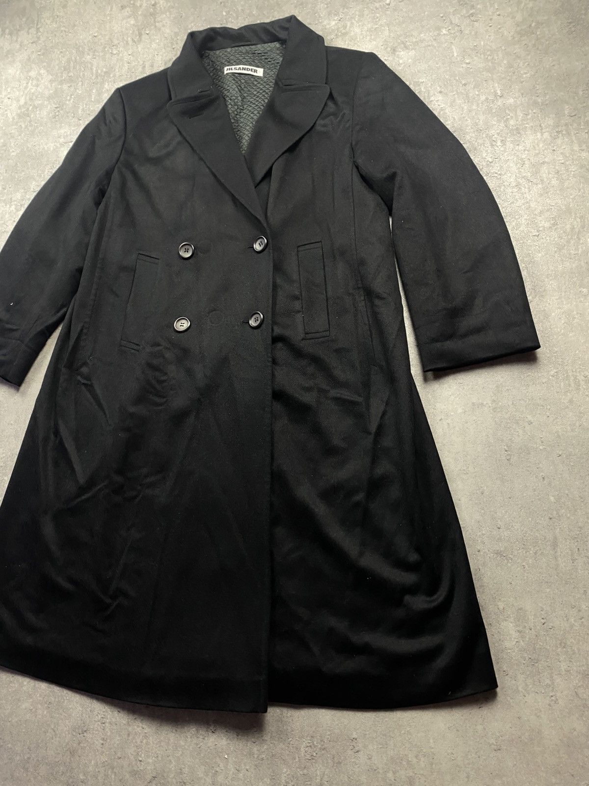 Japanese Brand × Jil Sander Cashmere coat Jil Sander vintage y2k avantgarde style Size M / US 6-8 / IT 42-44 - 2 Thumbnail