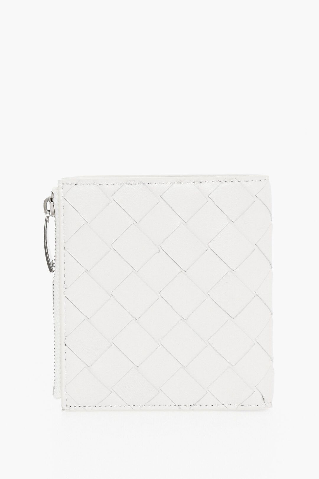Bottega Veneta o1n1vont1224 Size: OS / Bi-Fold Zip Wallet in White Size ONE SIZE - 2 Thumbnail
