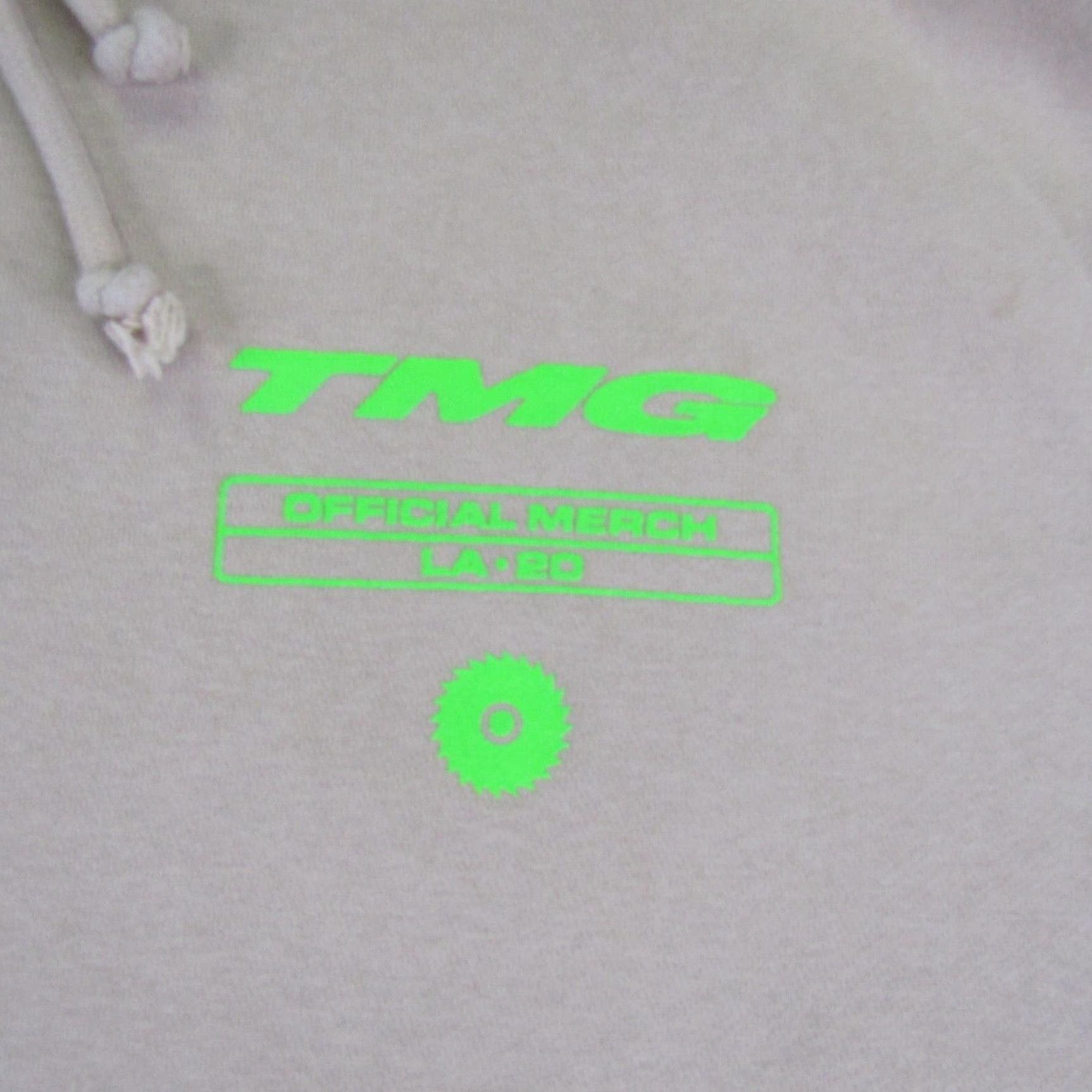 NANGA TMG Hoodie Mens Medium Beige Green Graphic Print Pullover Hooded Sweatshirt with Pockets Size US M / EU 48-50 / 2 - 3 Thumbnail