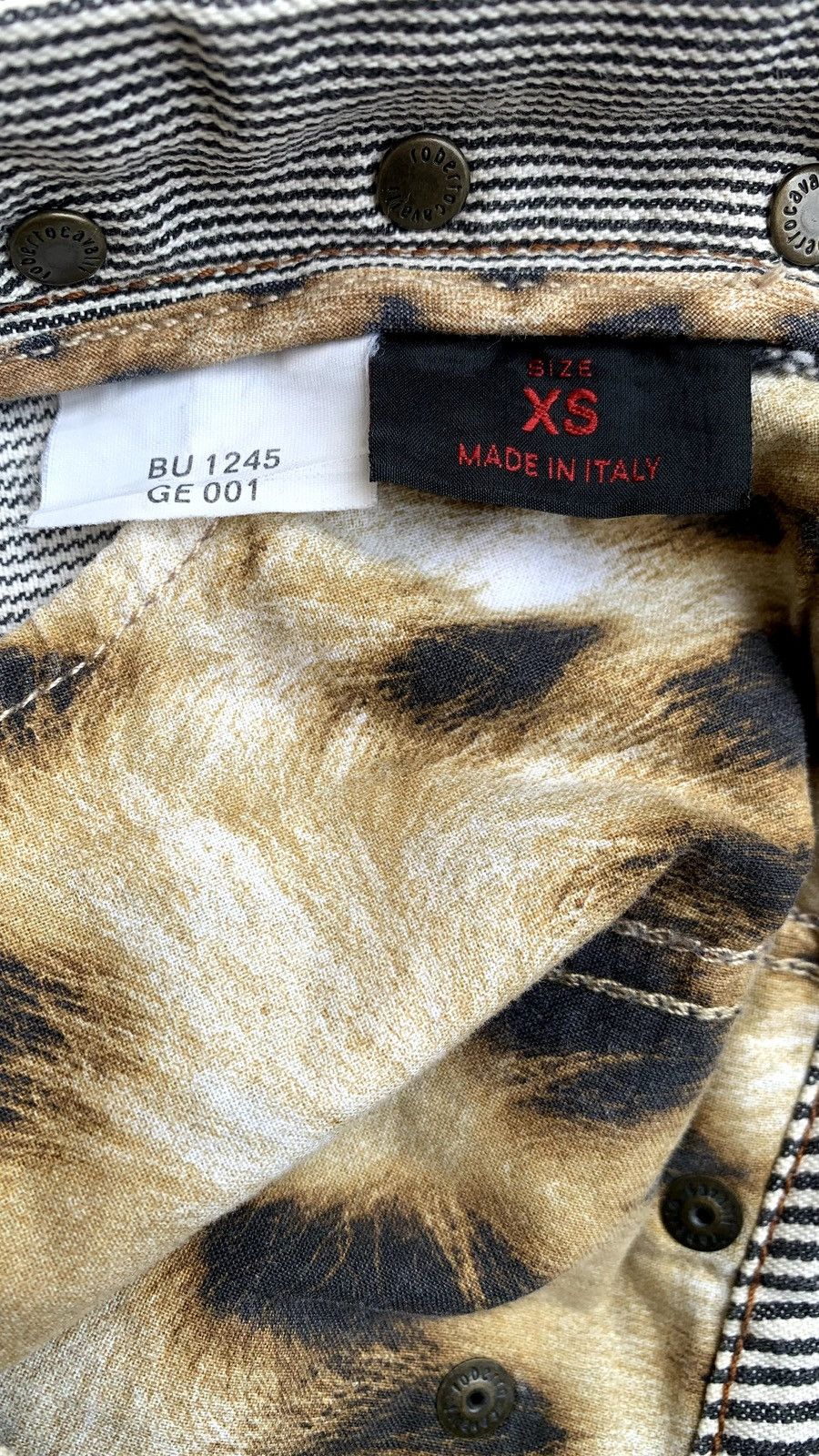 Roberto Cavalli Roberto Cavalli Bootcut Denim Stripe Print Provocateur Size 29" - 9 Thumbnail