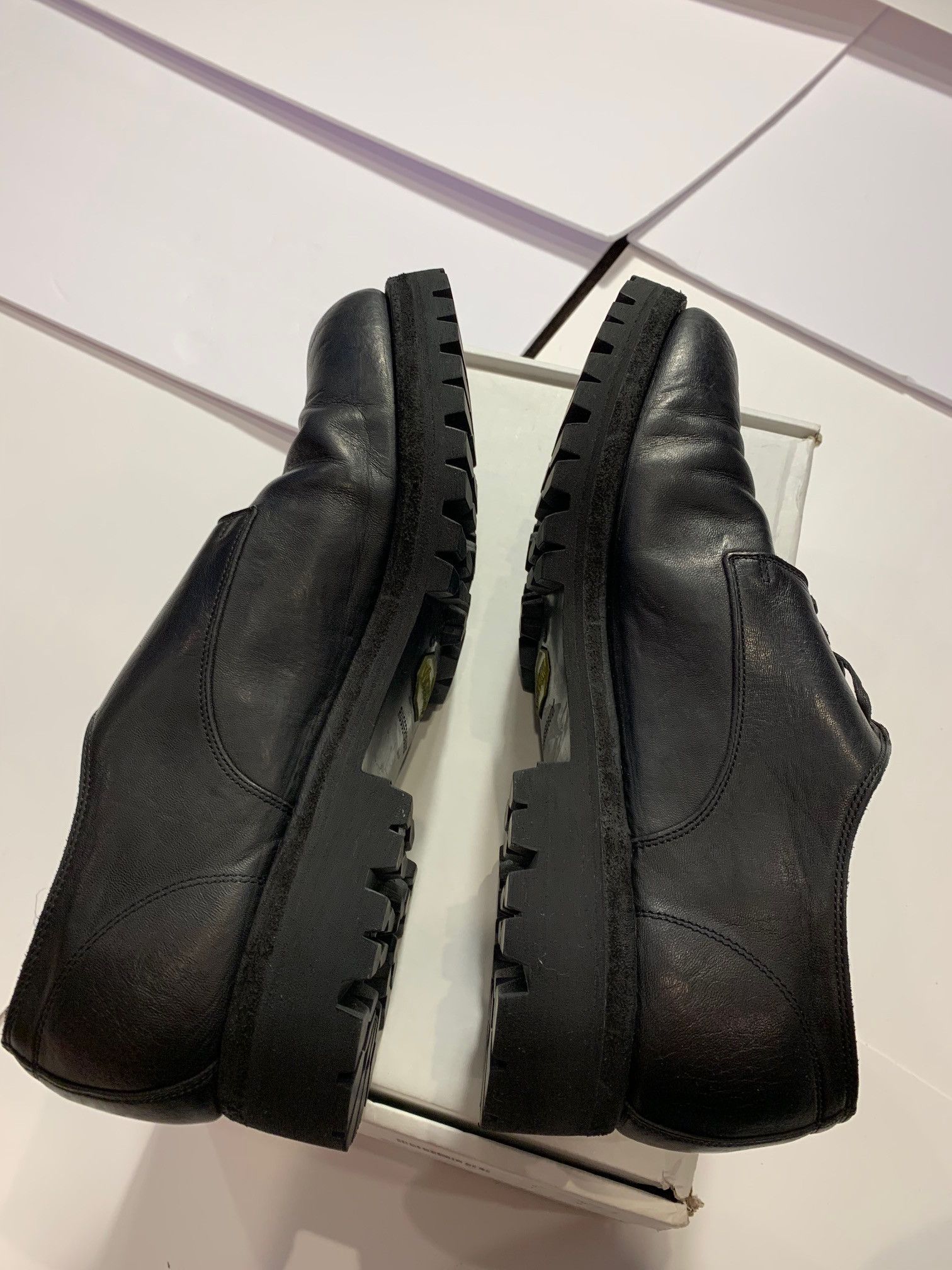 Guidi Guidi 792V horse leather derby shoes rugged Vibram outsole Size US 14 / EU 47 - 4 Thumbnail