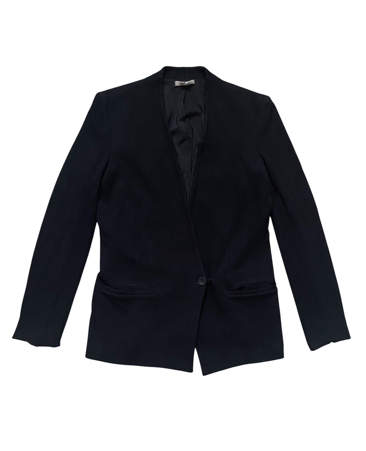 Women’s Helmut Lang Made in USA Black Viscose Blazer Jacket