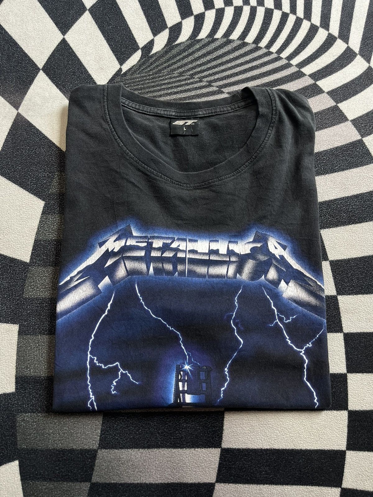 Band Tees Vintage METALLICA Ride The Lighting Band Tshirt Size US L / EU 52-54 / 3 - 1 Thumbnail