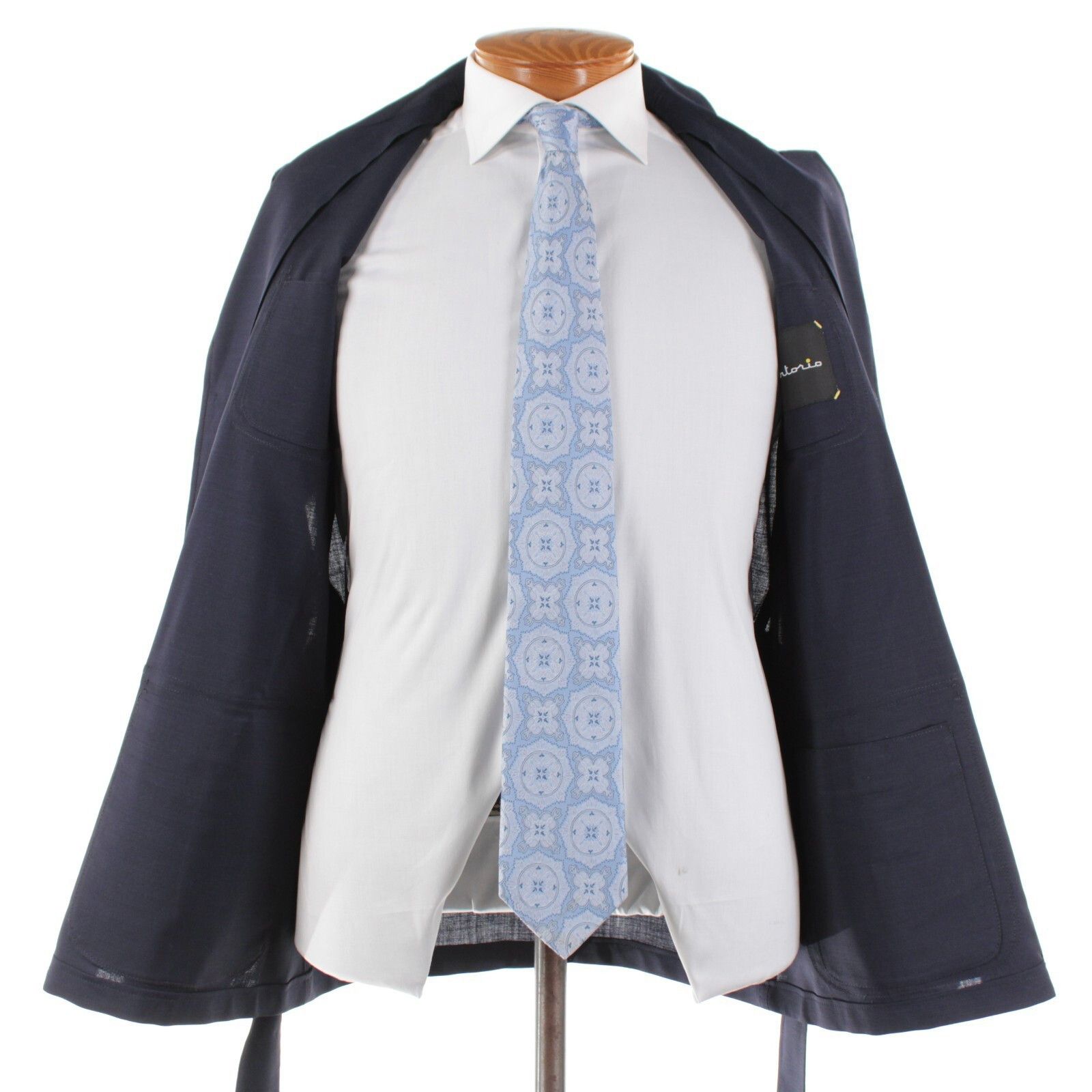 SARTORIO Sartorio Suit Size US 40 Regular in Blue Size 40R - 7 Thumbnail