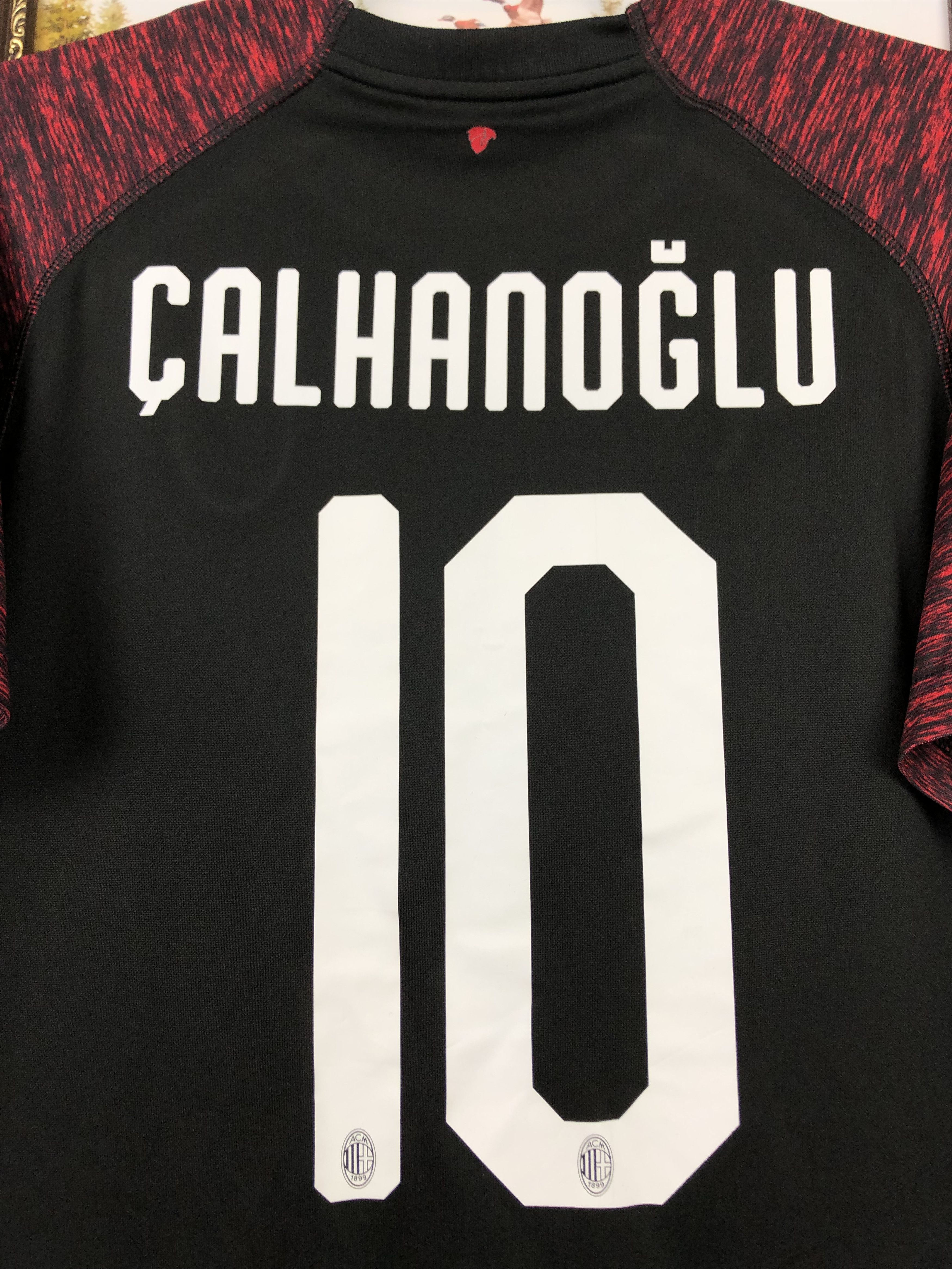 Puma AC Milan football shirt 2019 Soccer #10 Calhanoglu Jersey Size US M / EU 48-50 / 2 - 17 Thumbnail