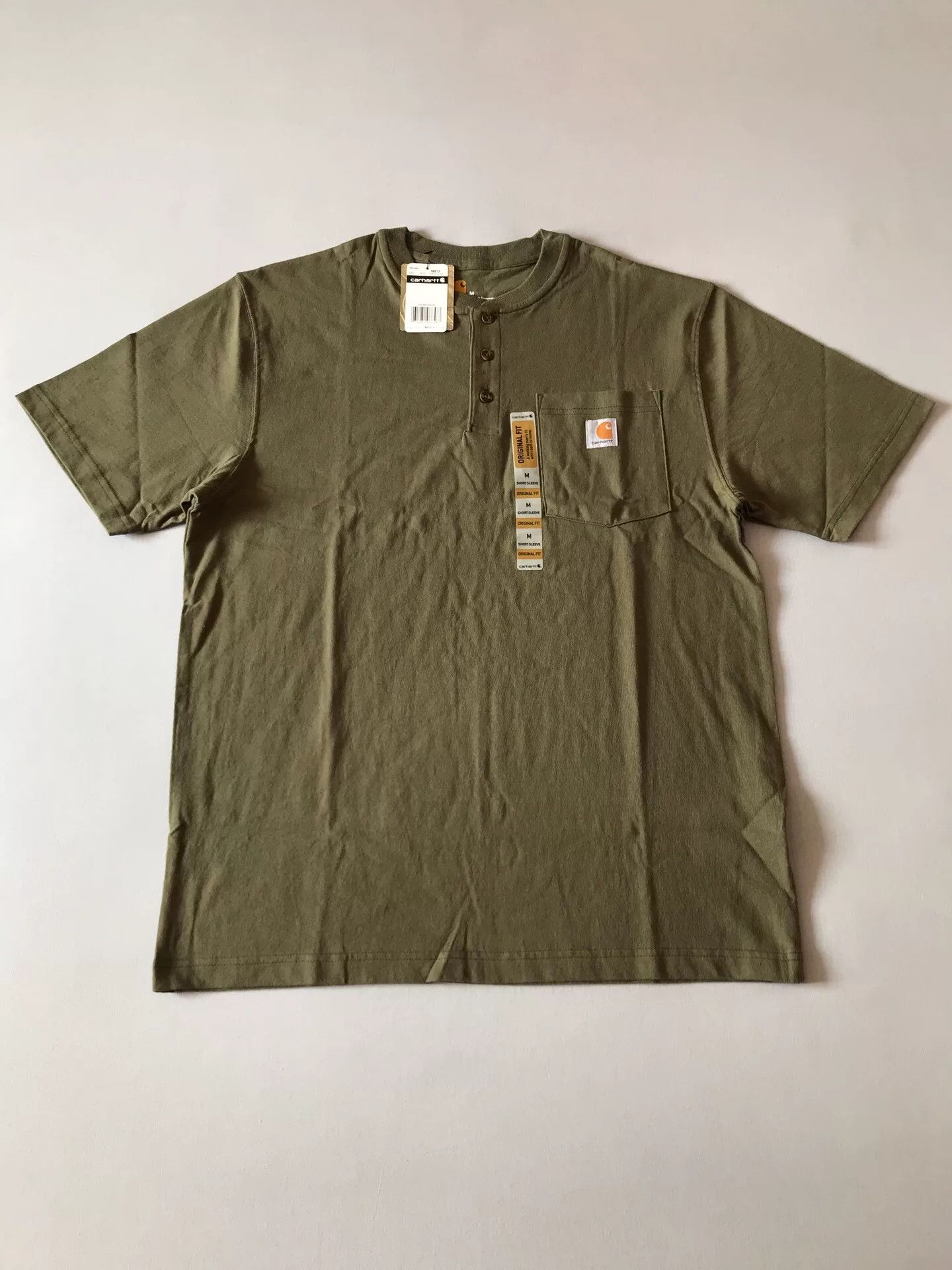 Carhartt Carhartt K84 ARG Henley Short Sleeve T-Shirt Size US M / EU 48-50 / 2 - 1 Thumbnail