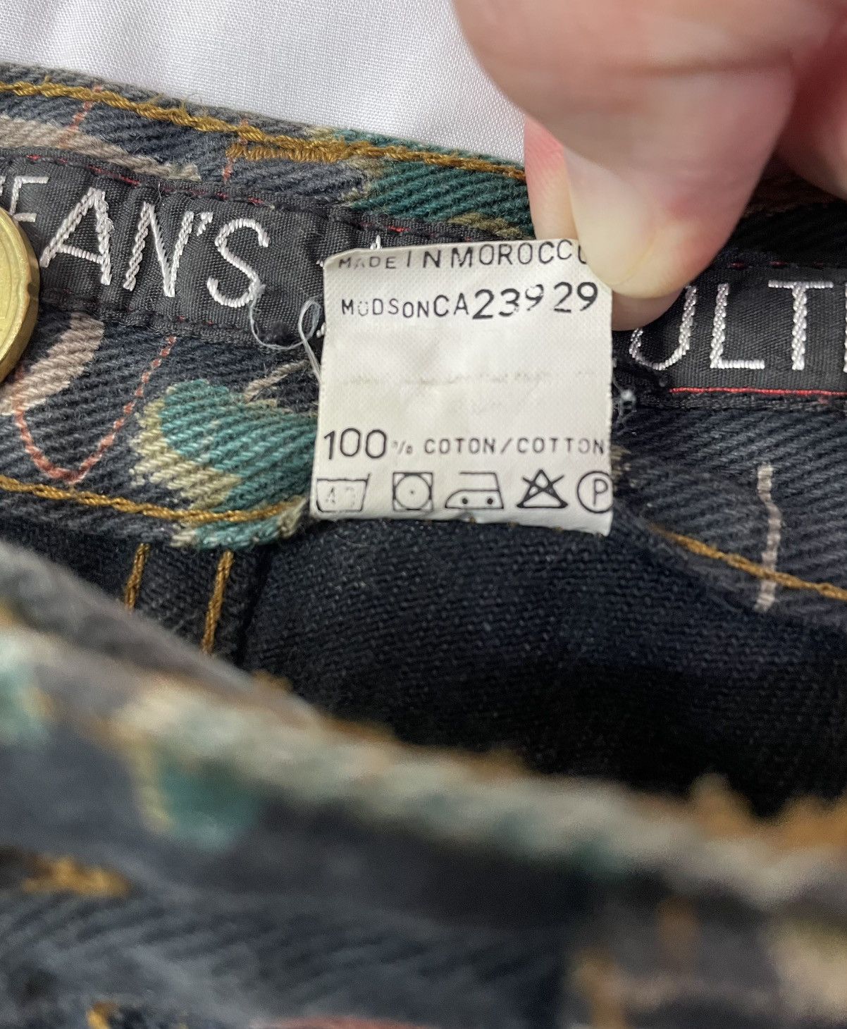 Jean Paul Gaultier SS1994 Jean Paul Gaultier Graffiti Print Jeans Vintage Size 26" / US 2 / IT 38 - 11 Thumbnail