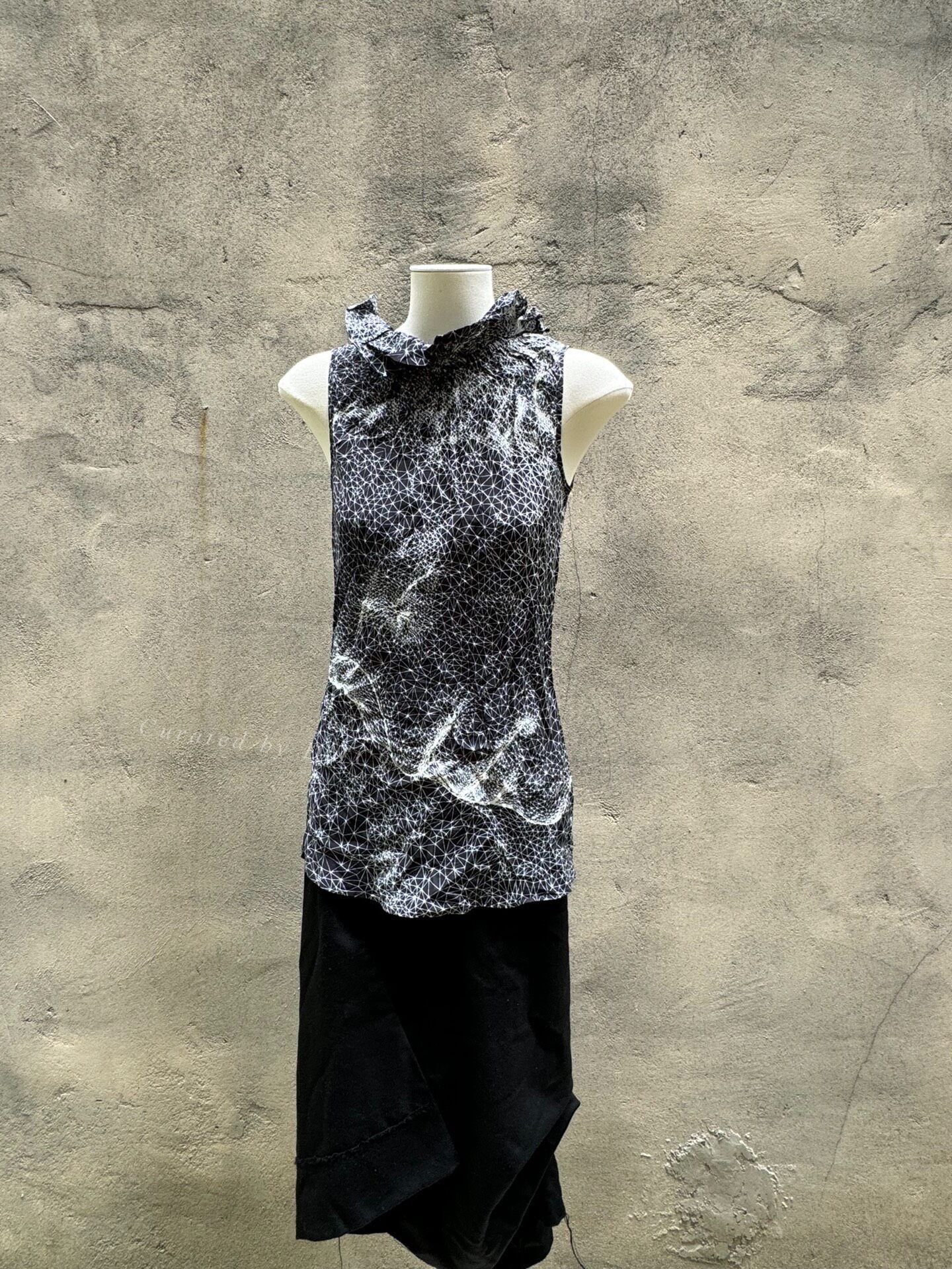 Jean Paul Gaultier 1990s Jean Paul Gaultier Psychedelic Mesh Top Size S / US 4 / IT 40 - 1 Thumbnail