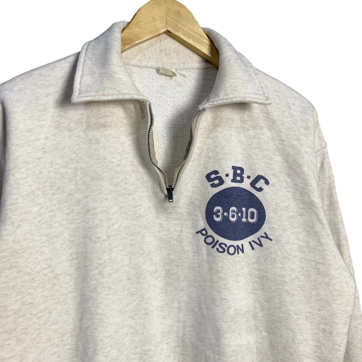 The Real McCoy's McCoy Sportswear “Poison Ivy” Halfzip Sweater Size US M / EU 48-50 / 2 - 4 Thumbnail